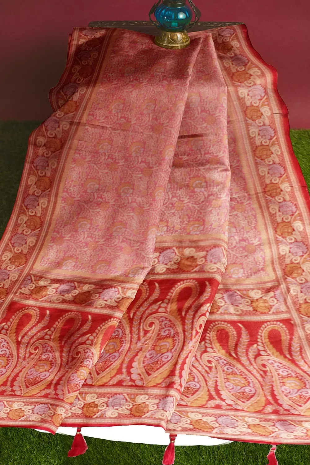 Hot Pink Soft Silk Sarees