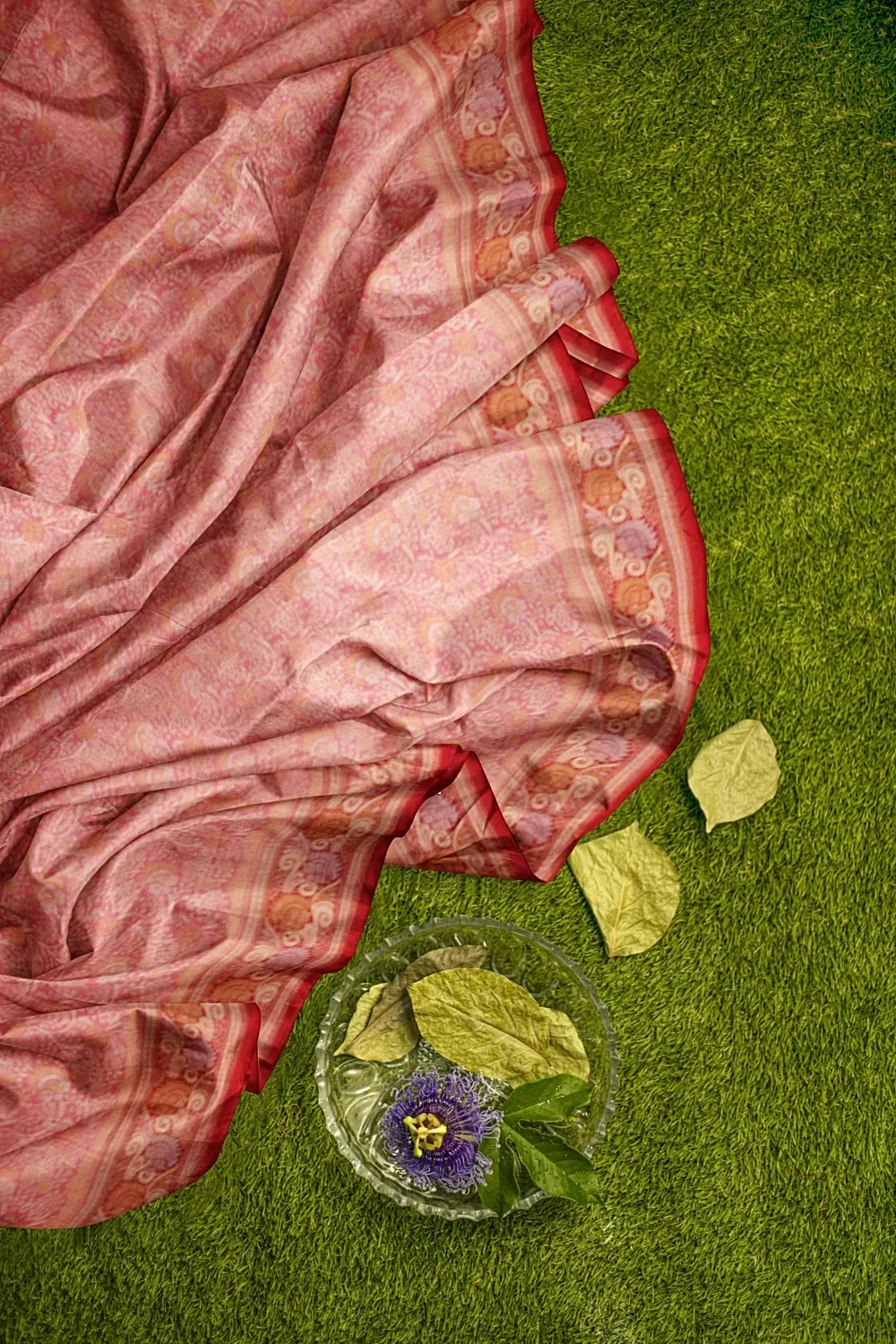 Hot Pink Soft Silk Sarees