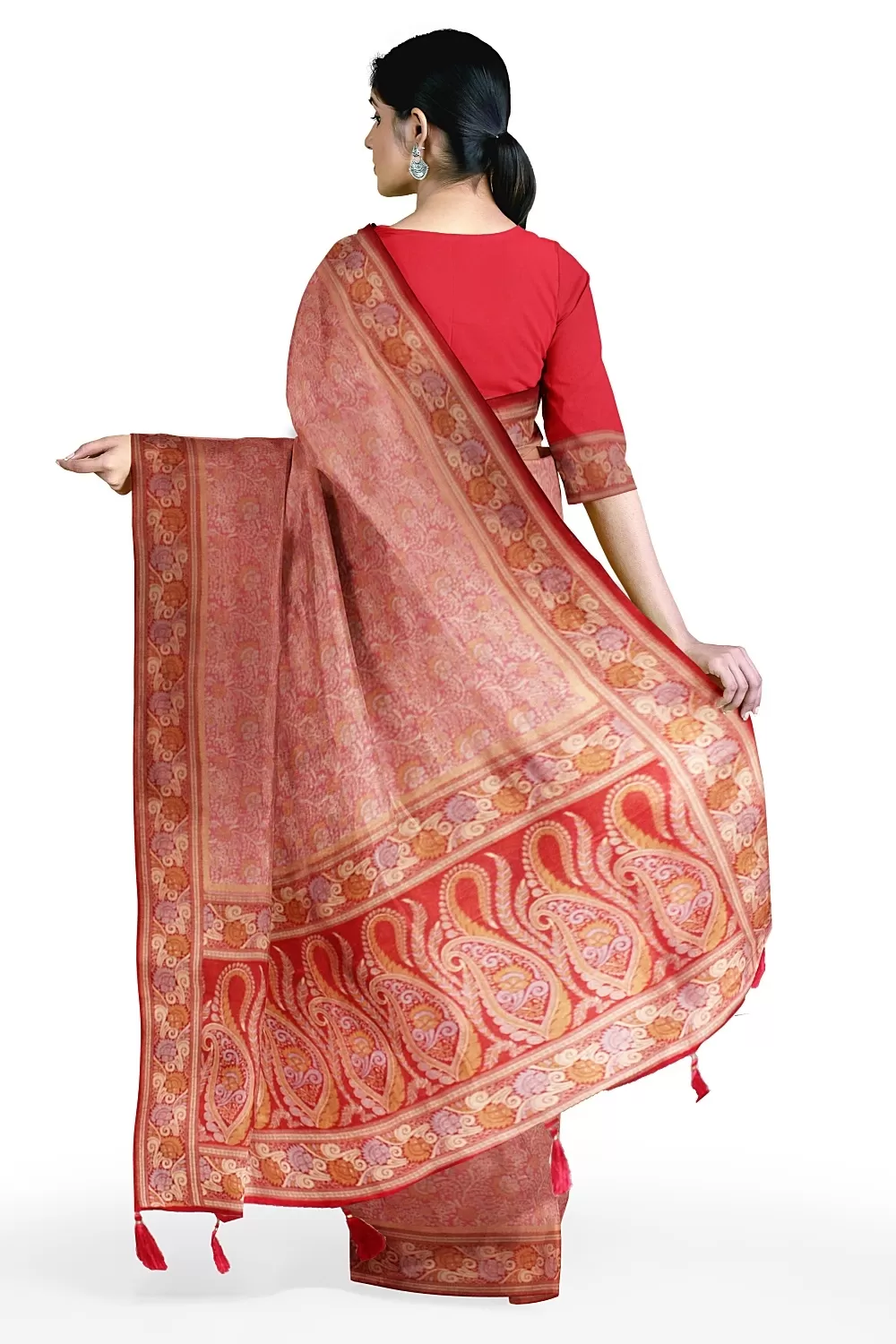 Hot Pink Soft Silk Sarees