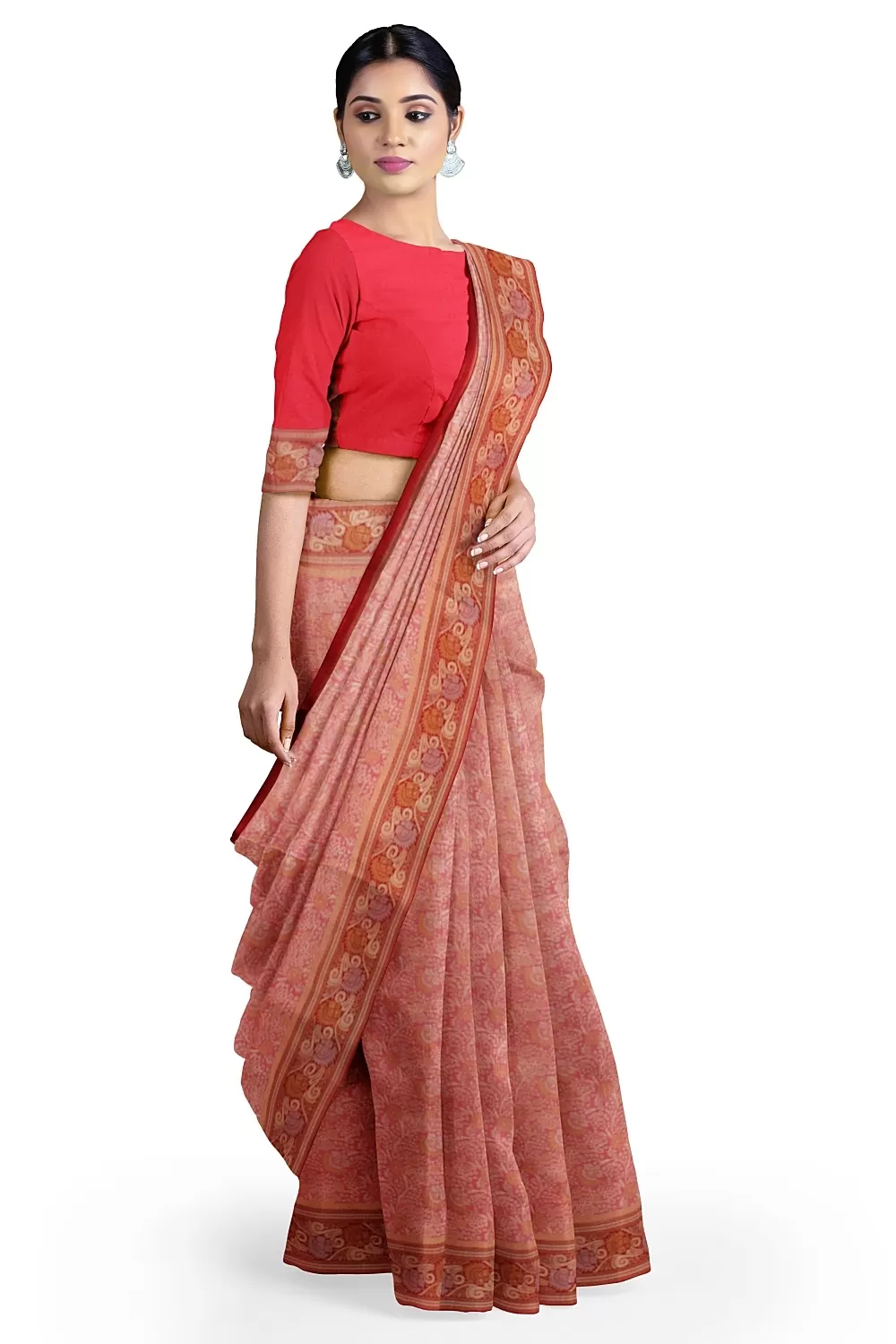 Hot Pink Soft Silk Sarees