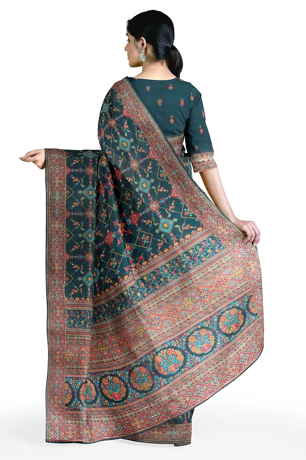 Morpankhi Ikat Patola Sarees