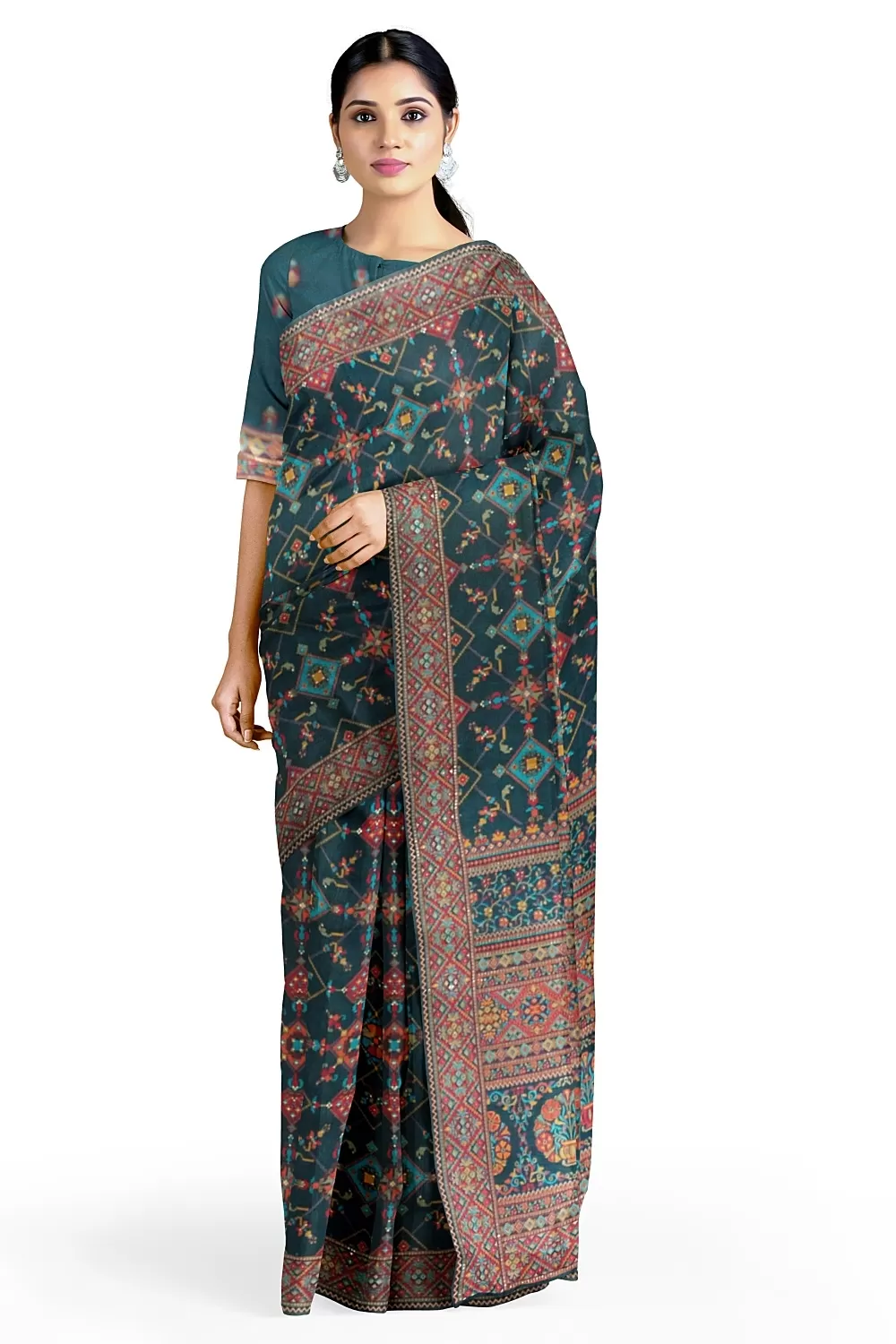 Morpankhi Ikat Patola Sarees