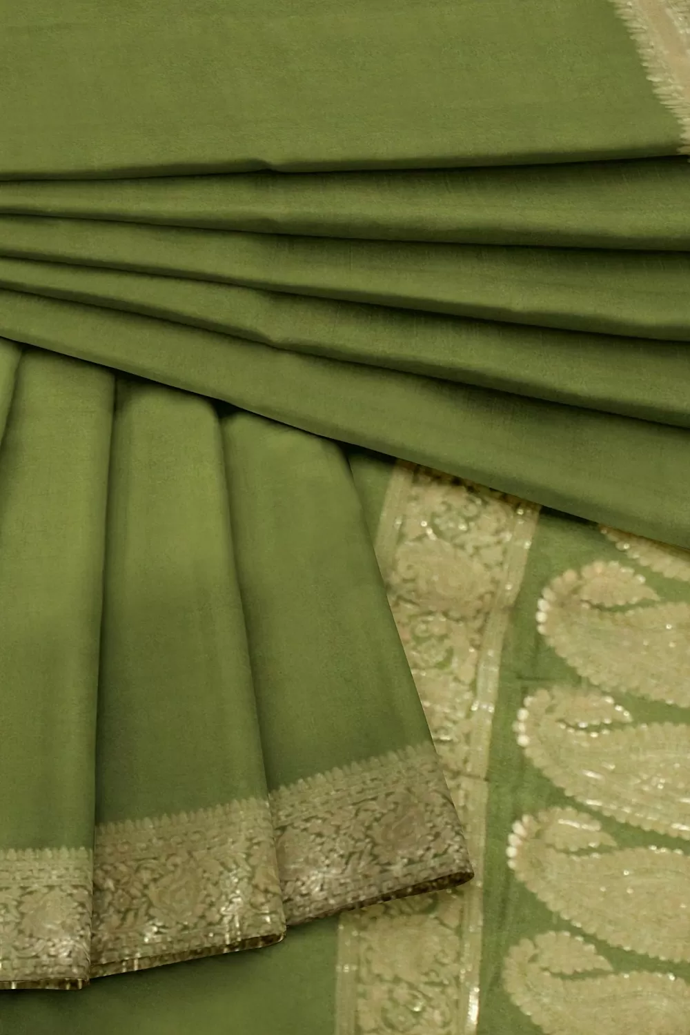 Mehandi Green soft Silk Sarees