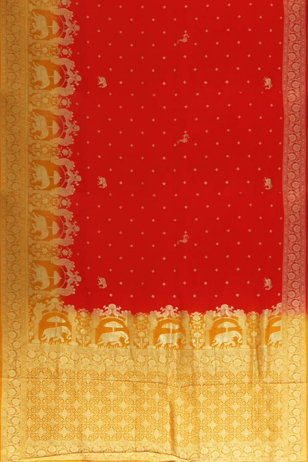 Red Colour Soft Silk Sarees