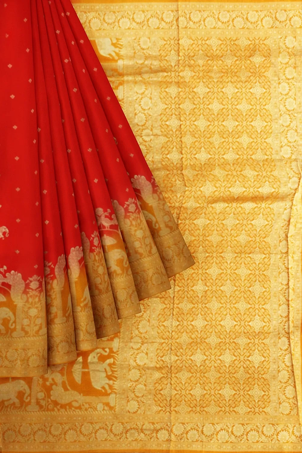 Red Colour Soft Silk Sarees