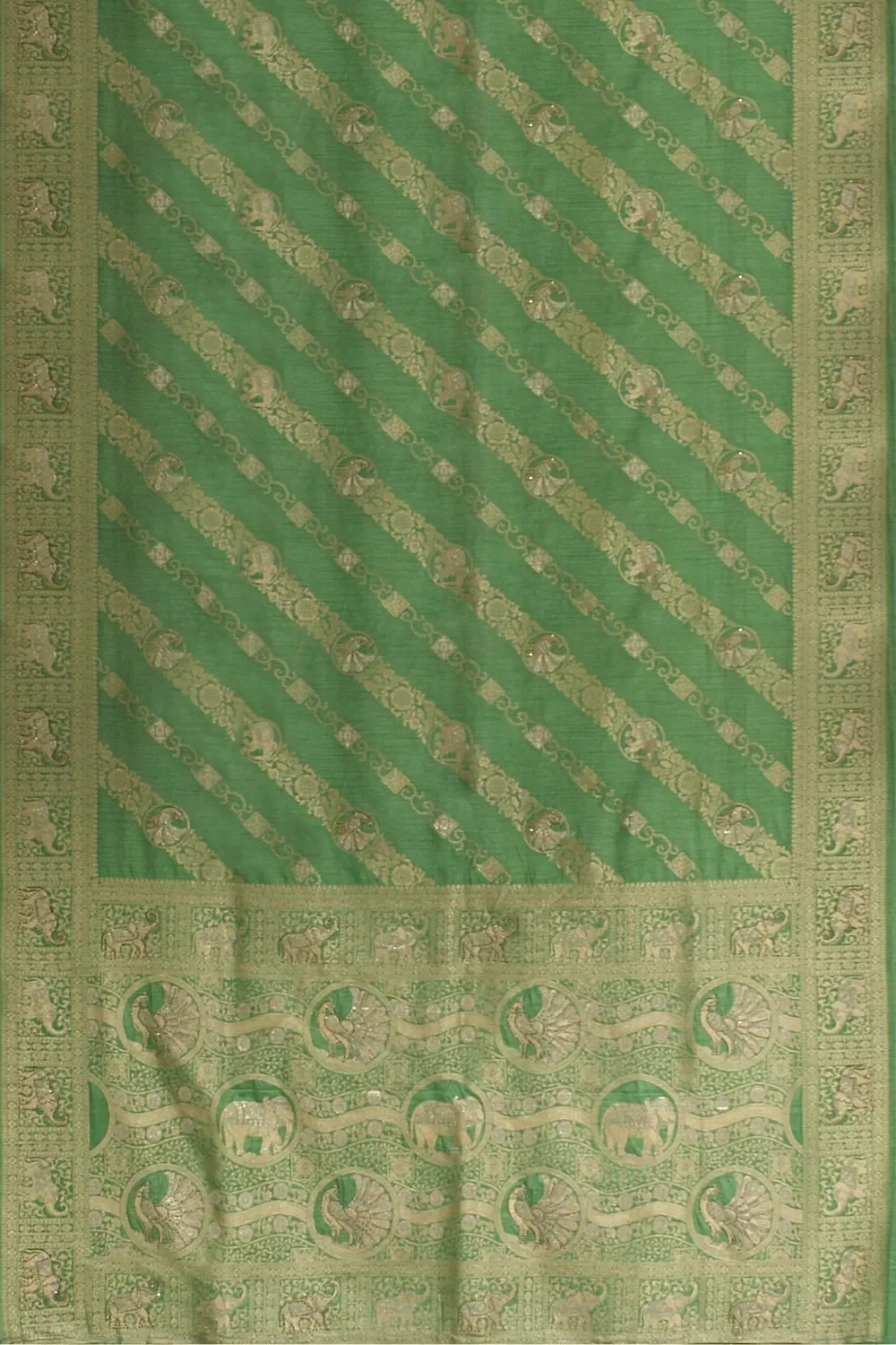 Mungiya Green Soft Silk Sarees