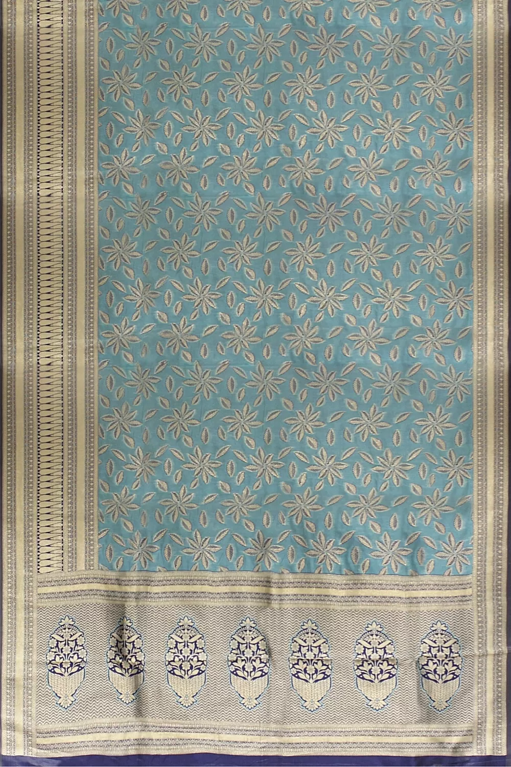 Sky Blue Colour Summer Silk Saree