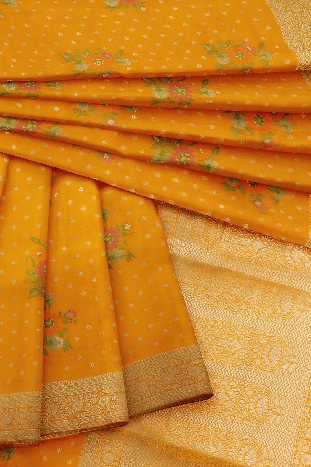 Yellow Colour Soft Silk Saree