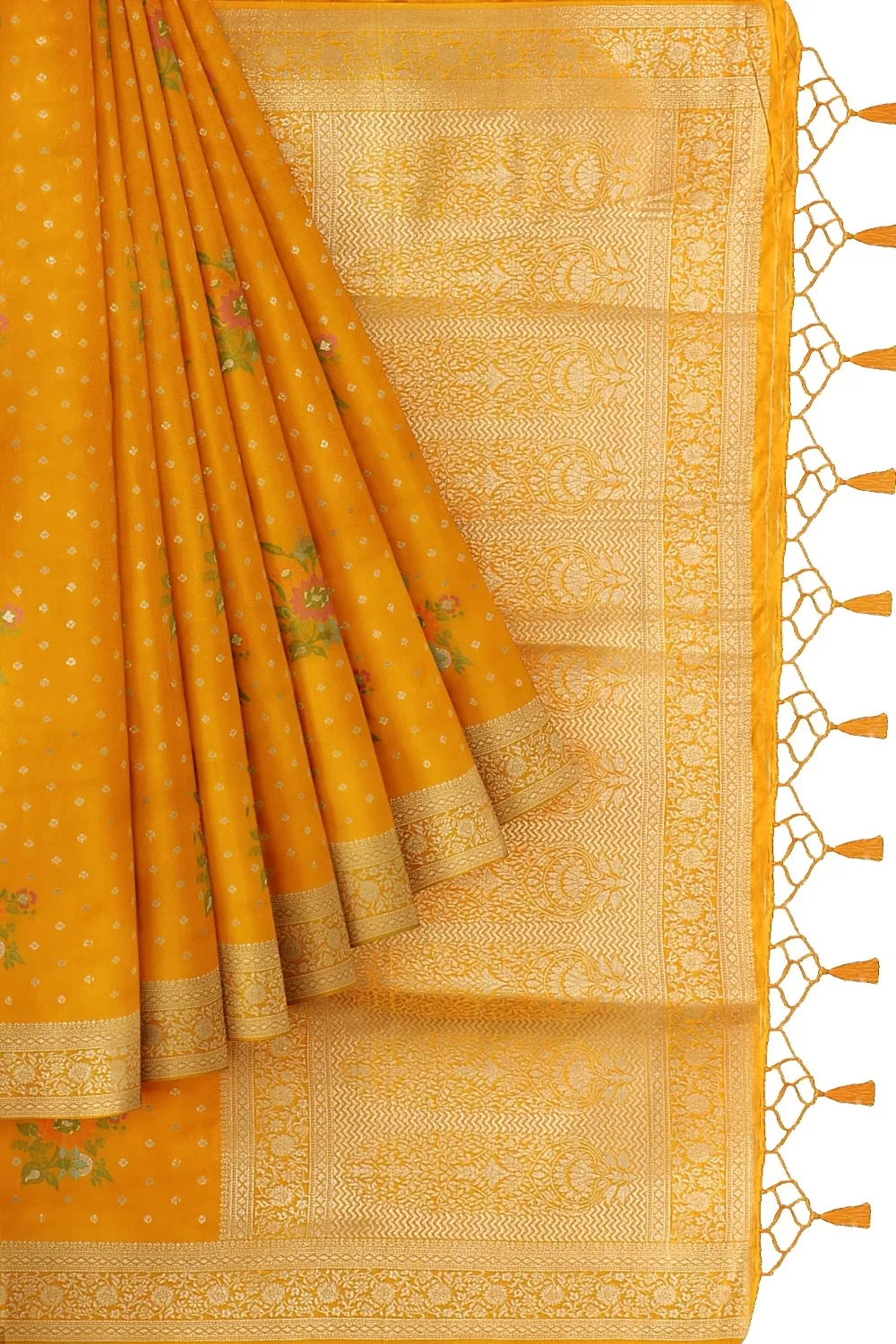 Yellow Colour Soft Silk Saree