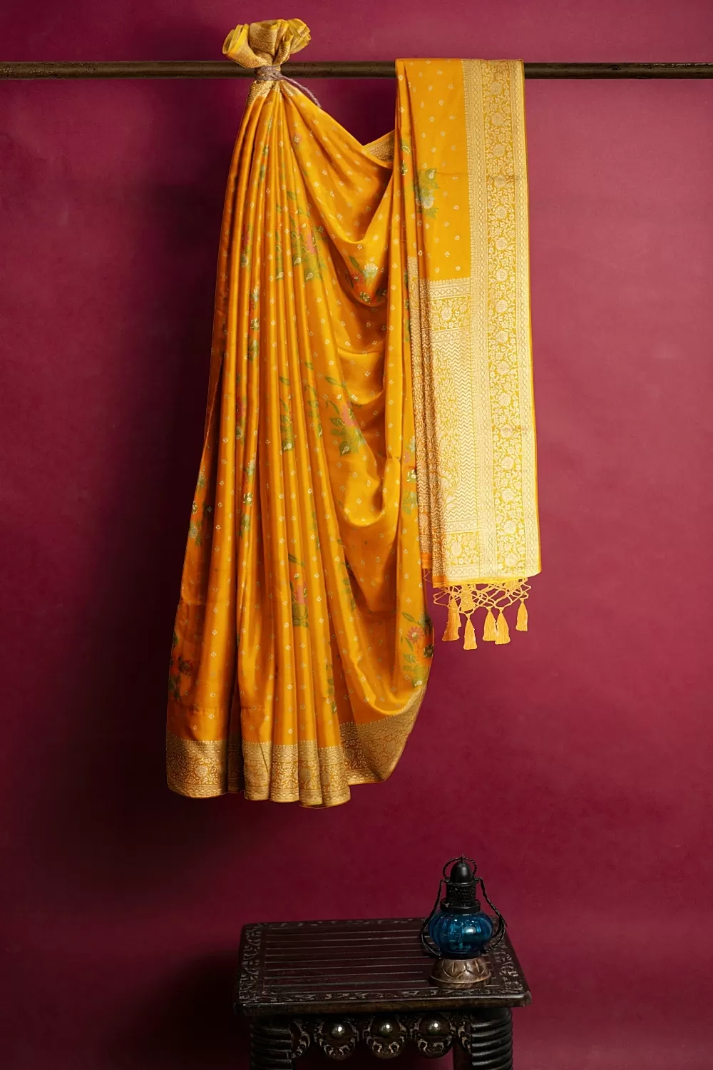 Yellow Colour Soft Silk Saree