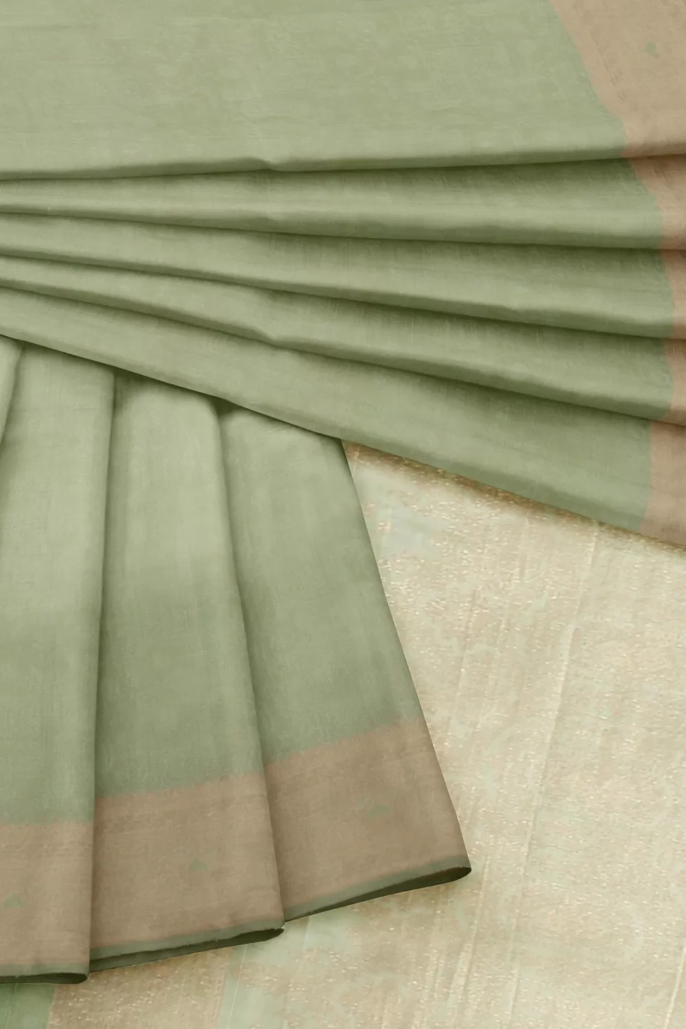 Pista Green Colour Soft Silk Saree