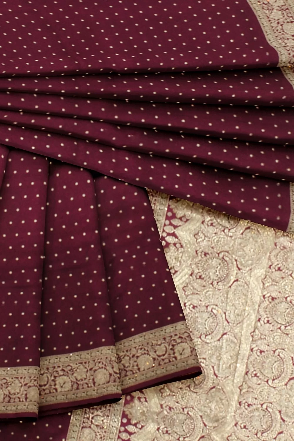 Wine Colour Soft Silk Sarees