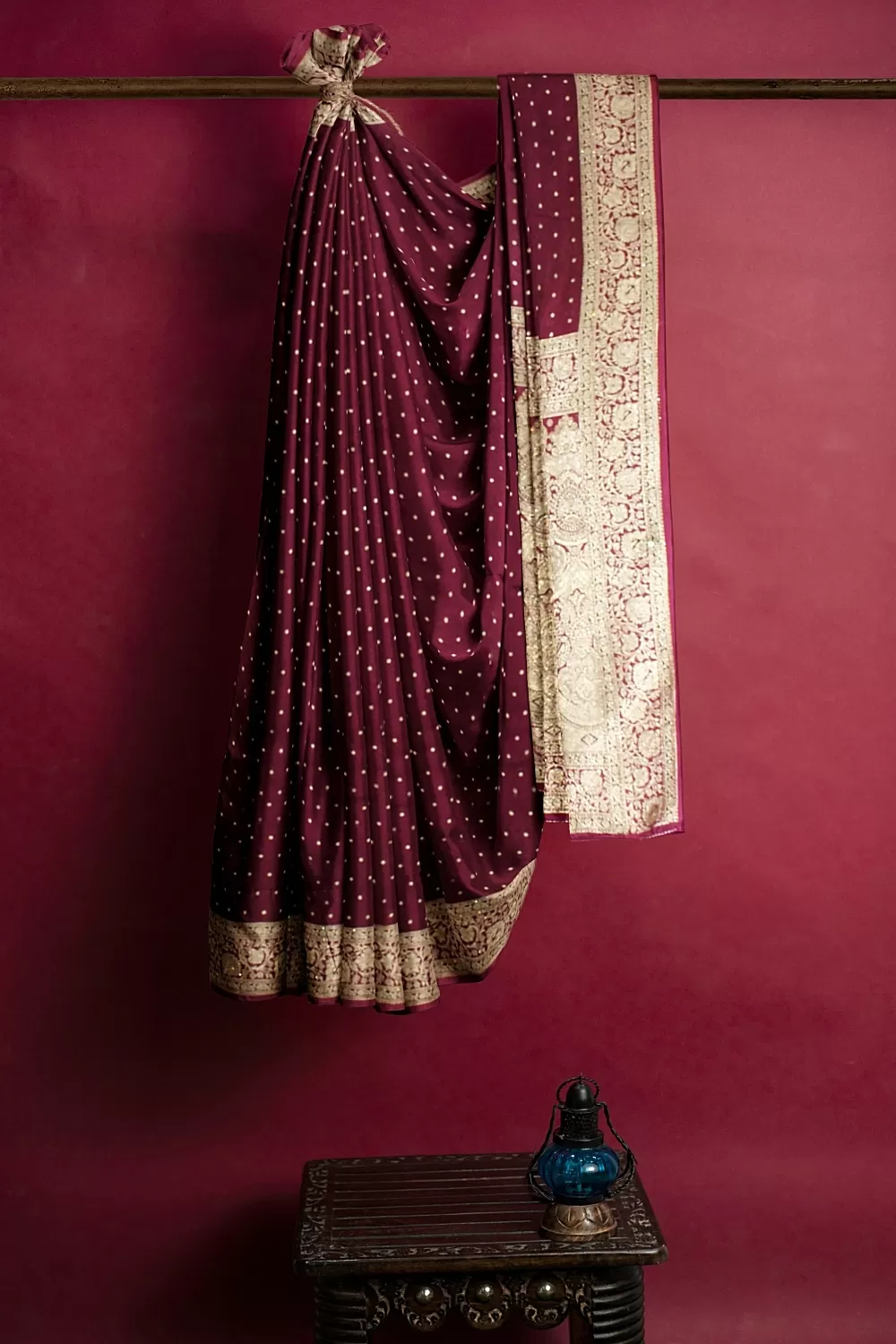 Wine Colour Soft Silk Sarees