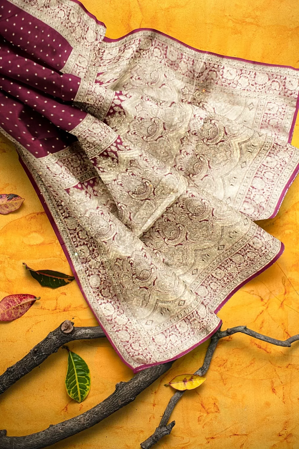 Wine Colour Soft Silk Sarees