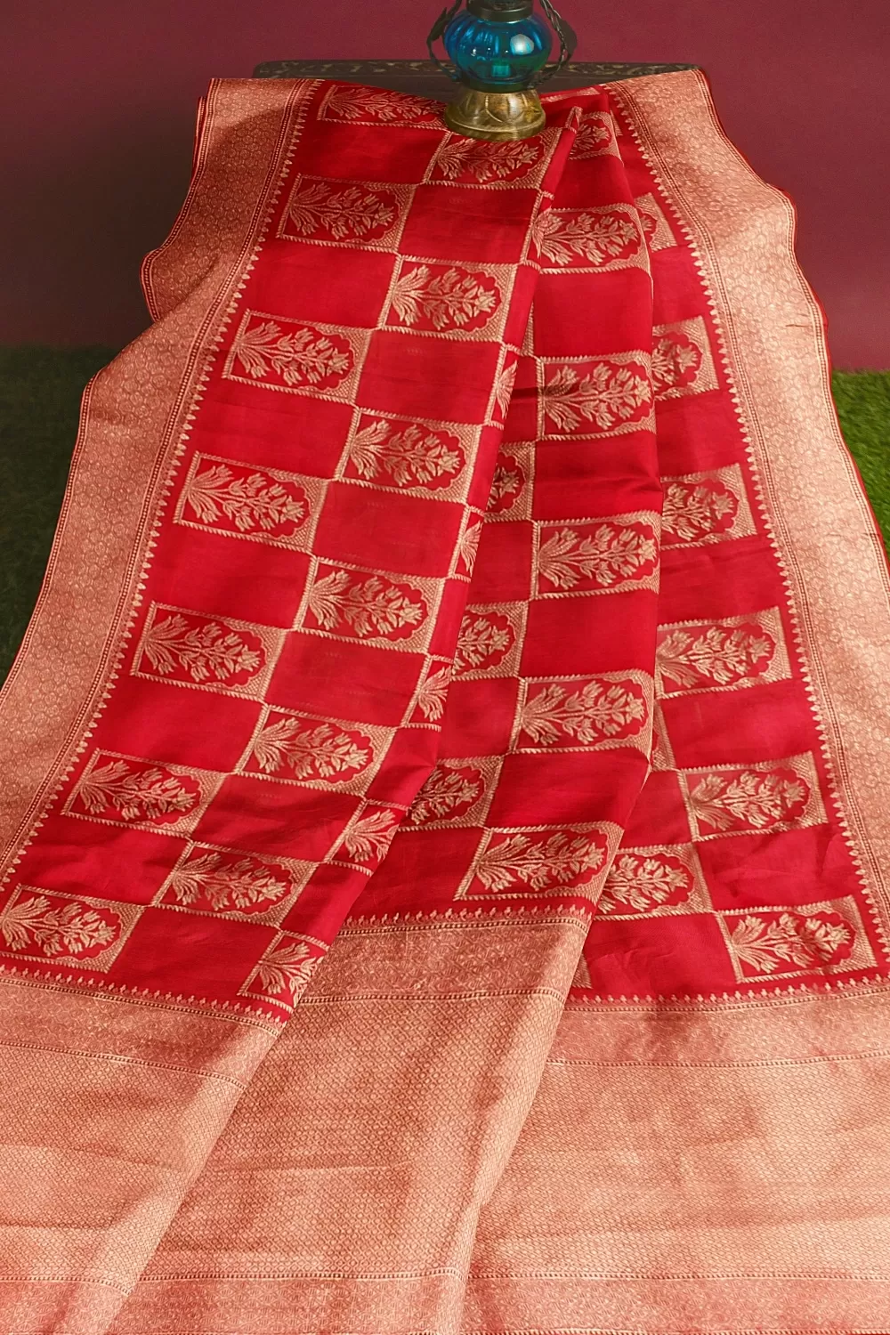 Red Colour Soft Silk Sarees