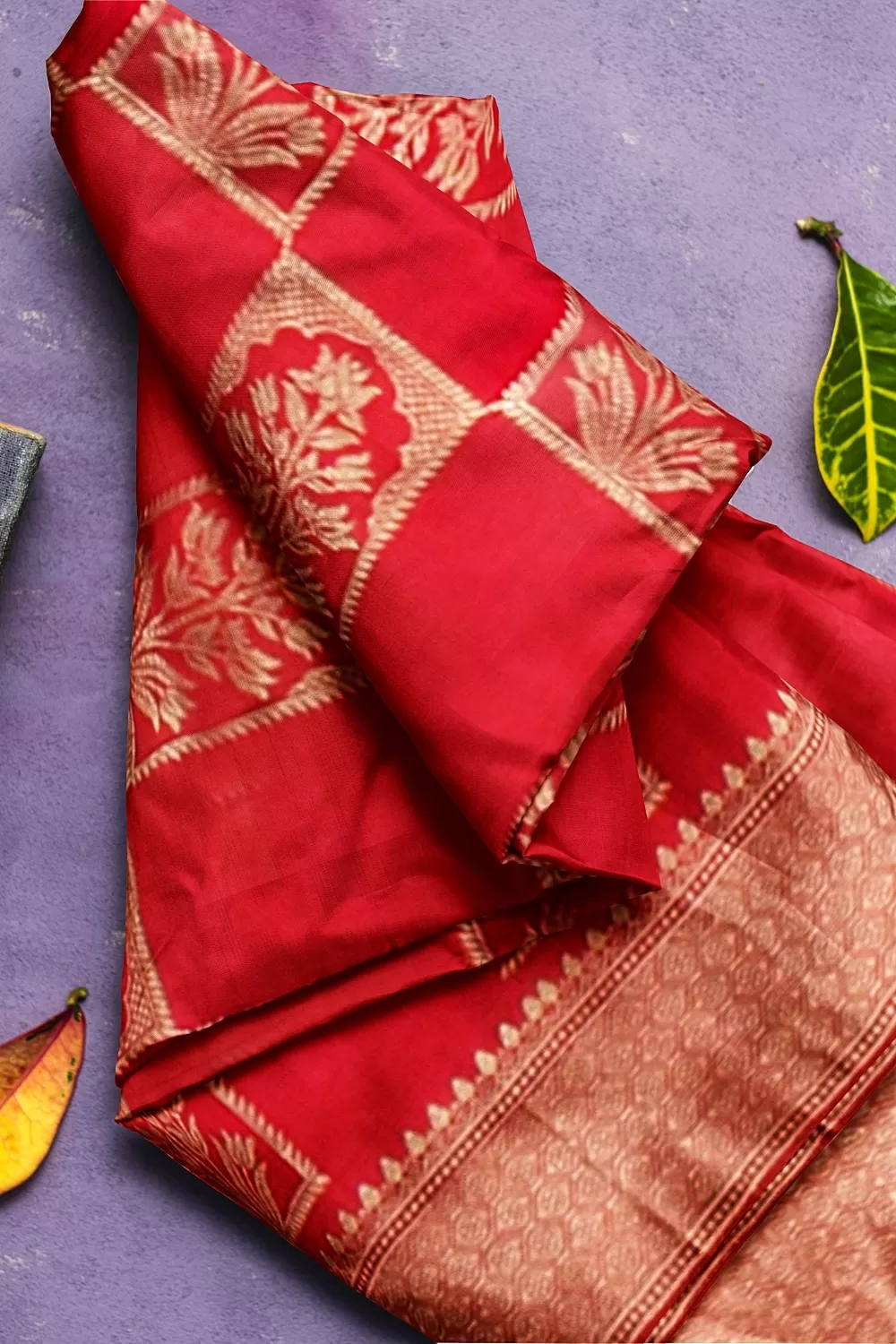 Red Colour Soft Silk Sarees