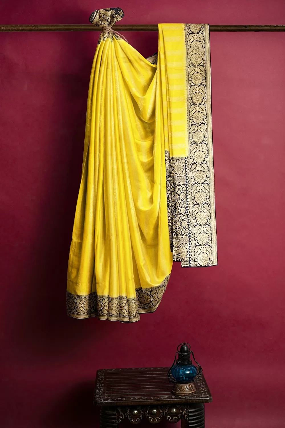 Yellow Colour Soft Silk Saree