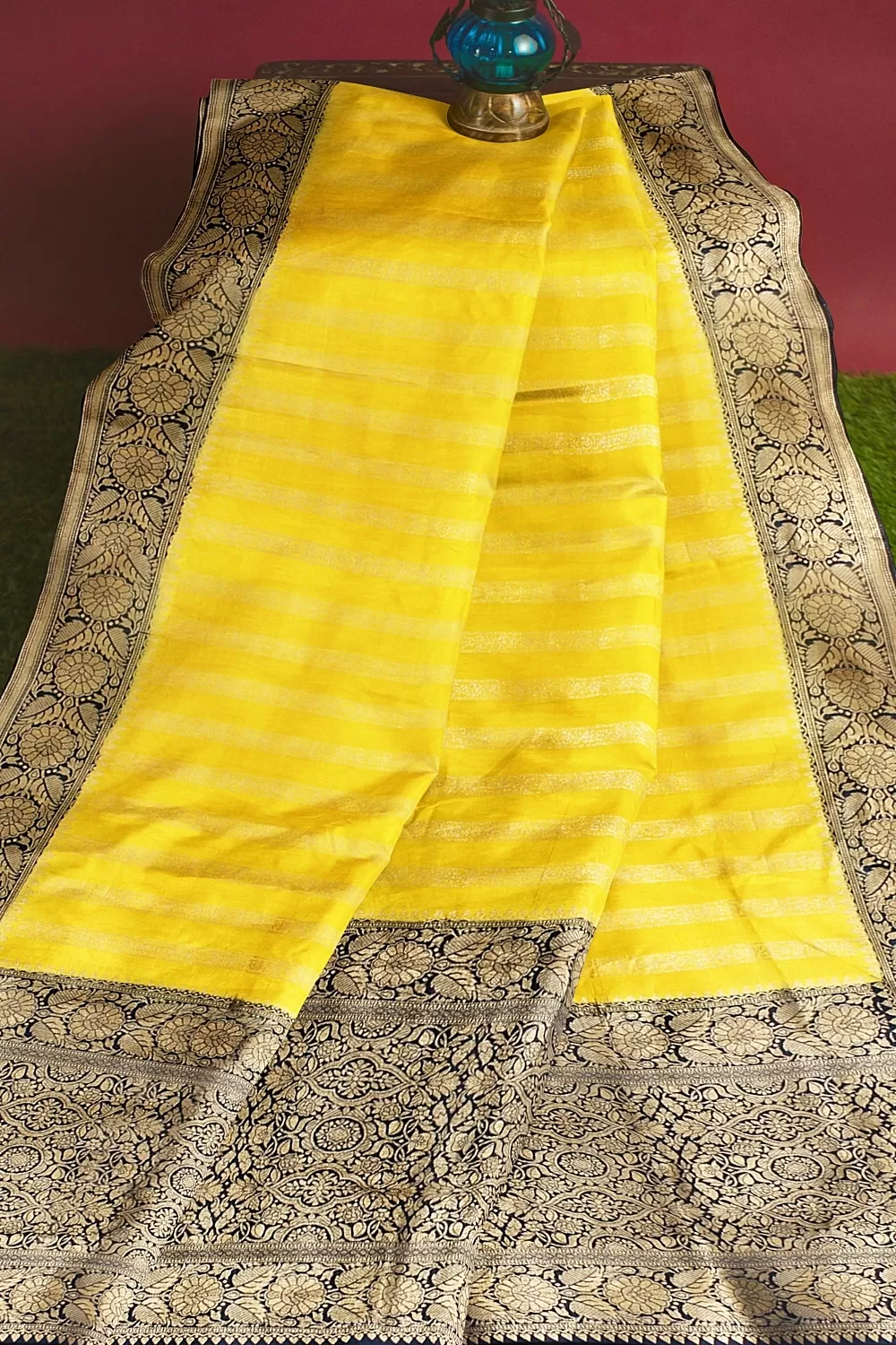 Yellow Colour Soft Silk Saree