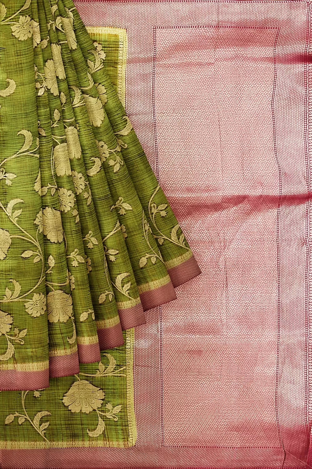 Mehandi Green soft Silk Sarees