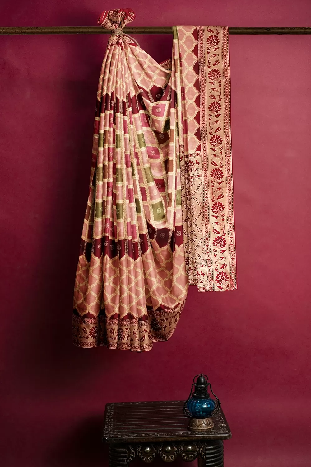 Peach Colour Soft Silk Sarees