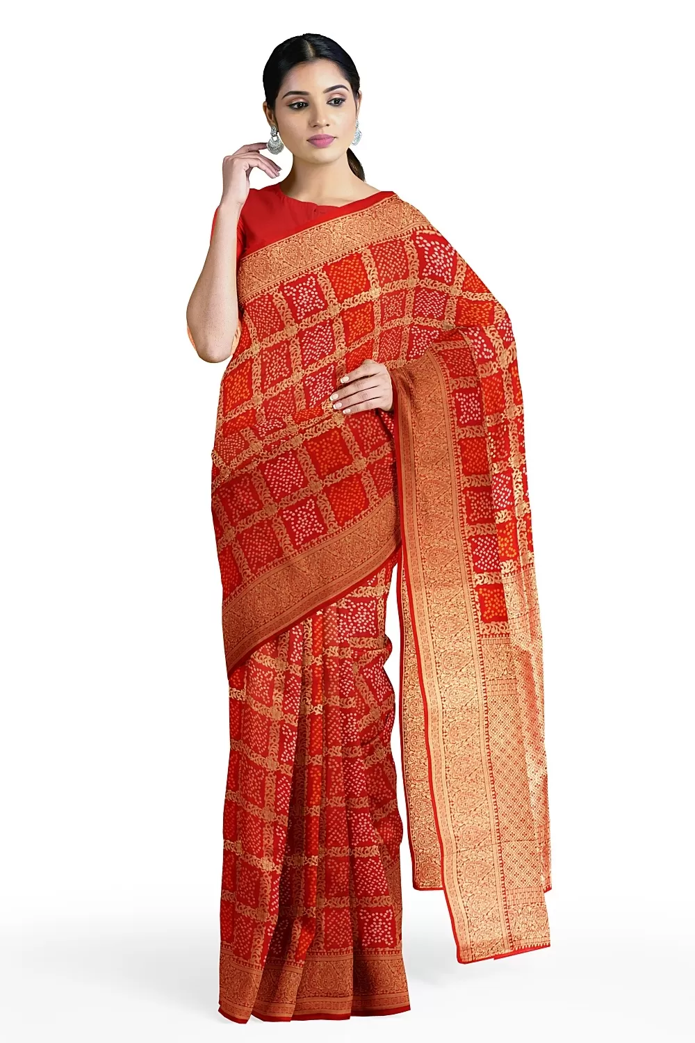 Red Colour Silk Saree