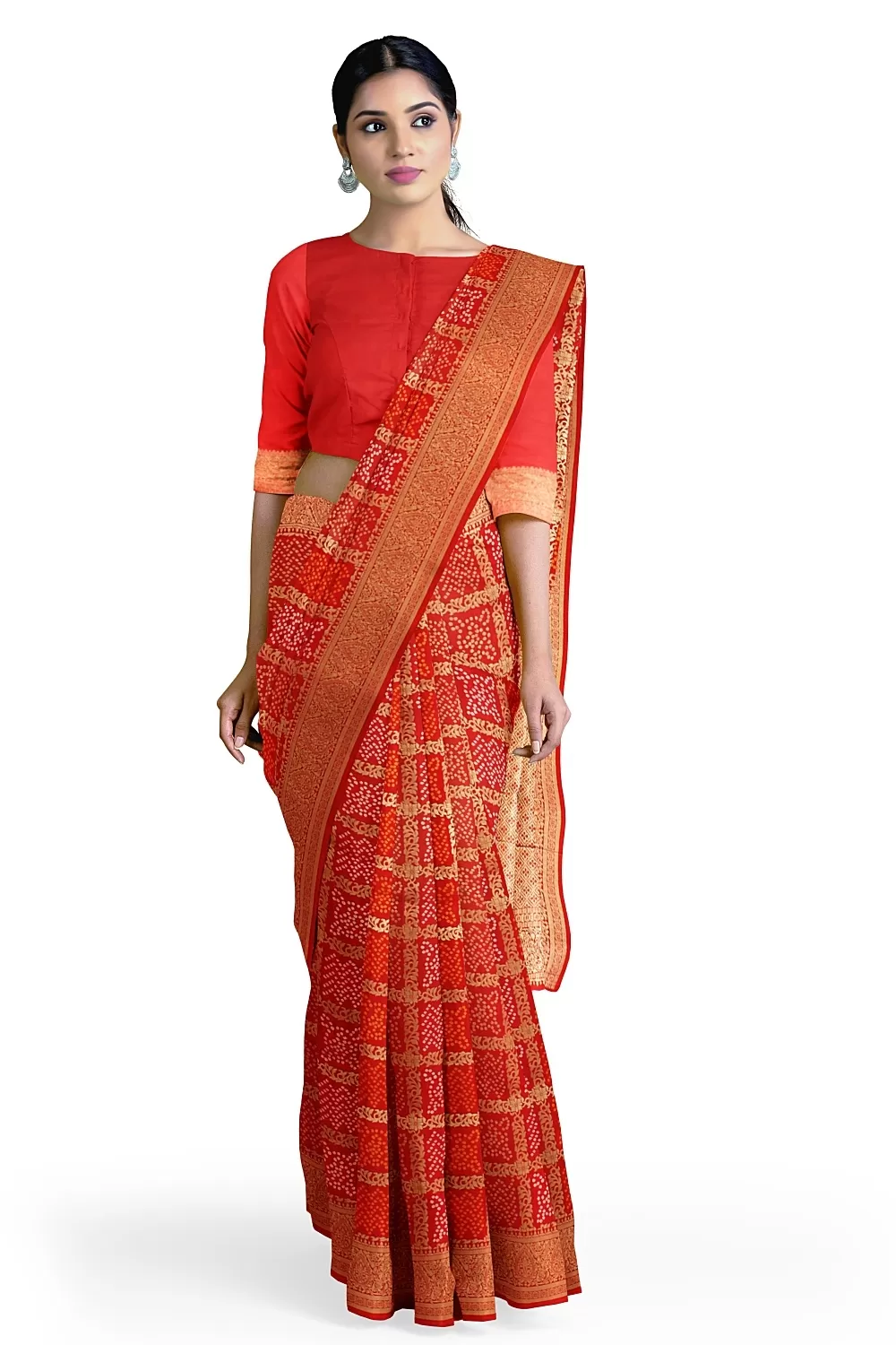 Red Colour Silk Saree