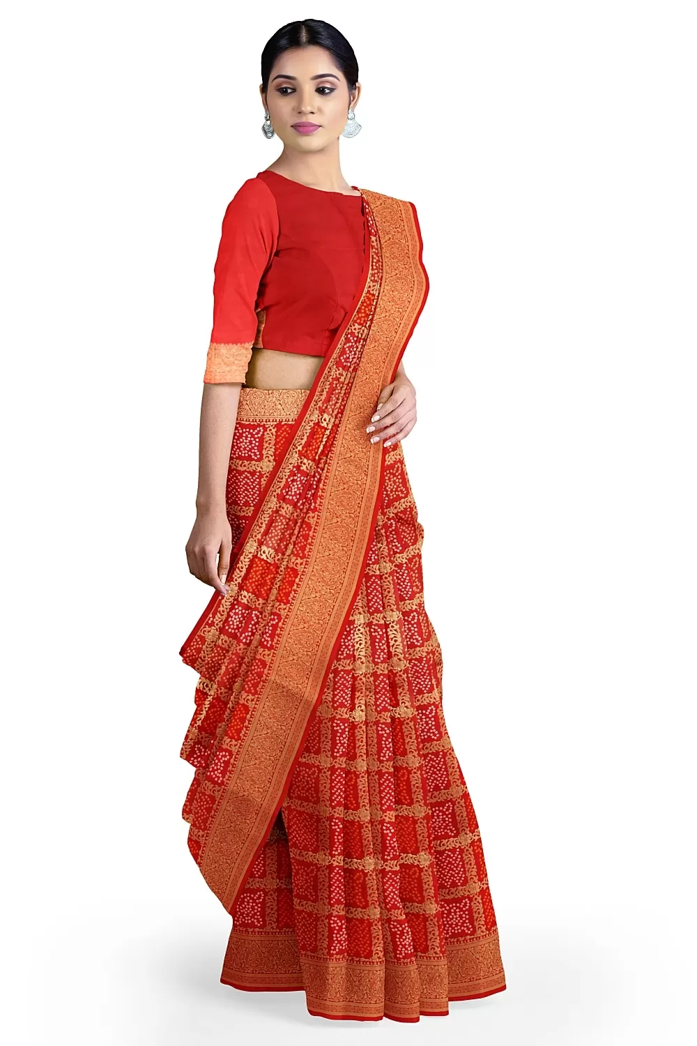 Red Colour Silk Saree