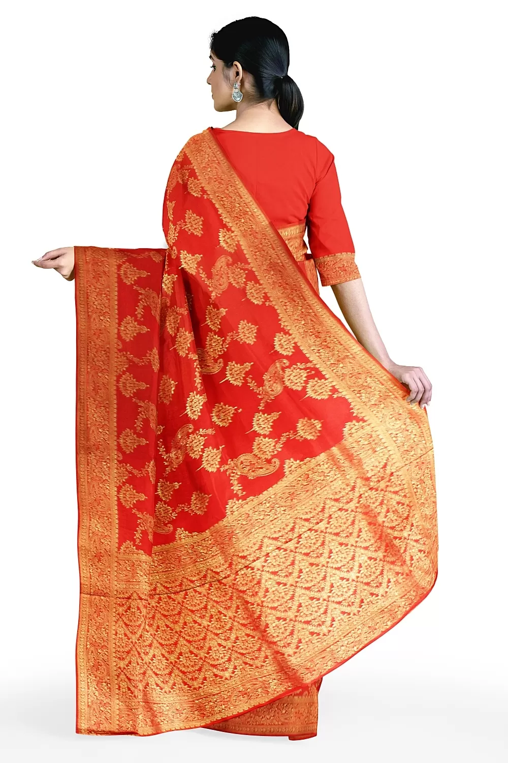 Red  Colour Silk Sarees