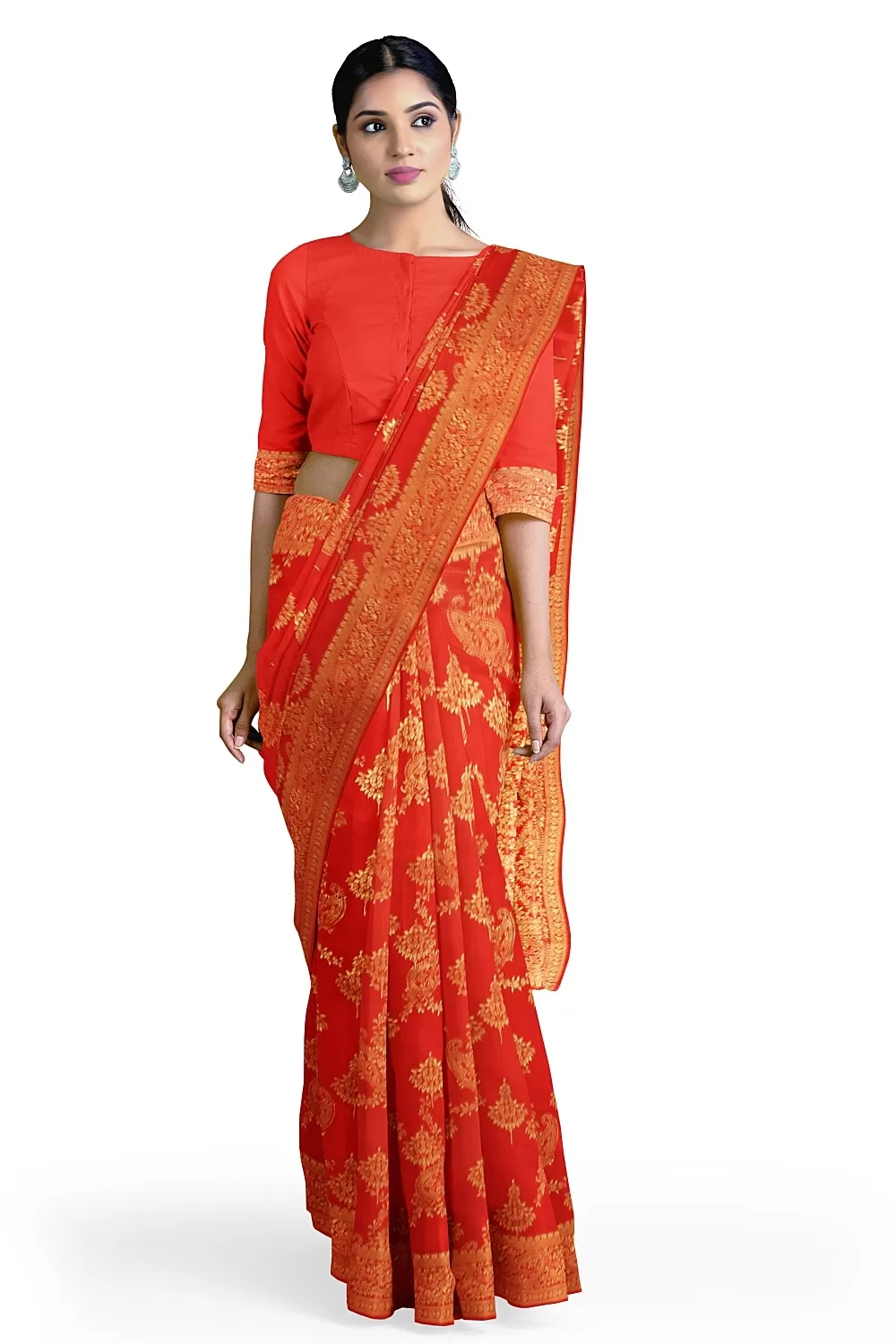 Red  Colour Silk Sarees