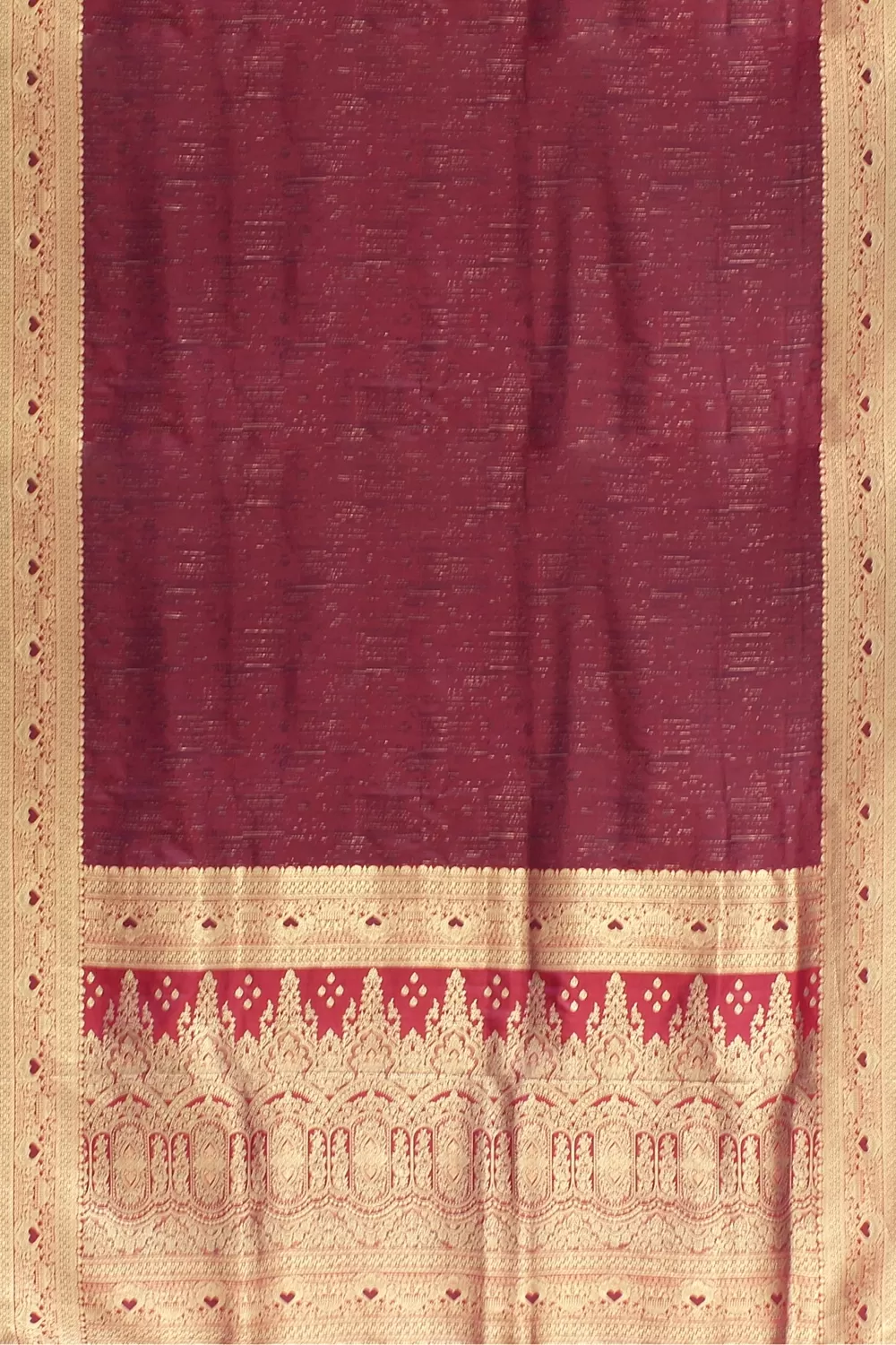 Maroon Colour Soft Silk Saree