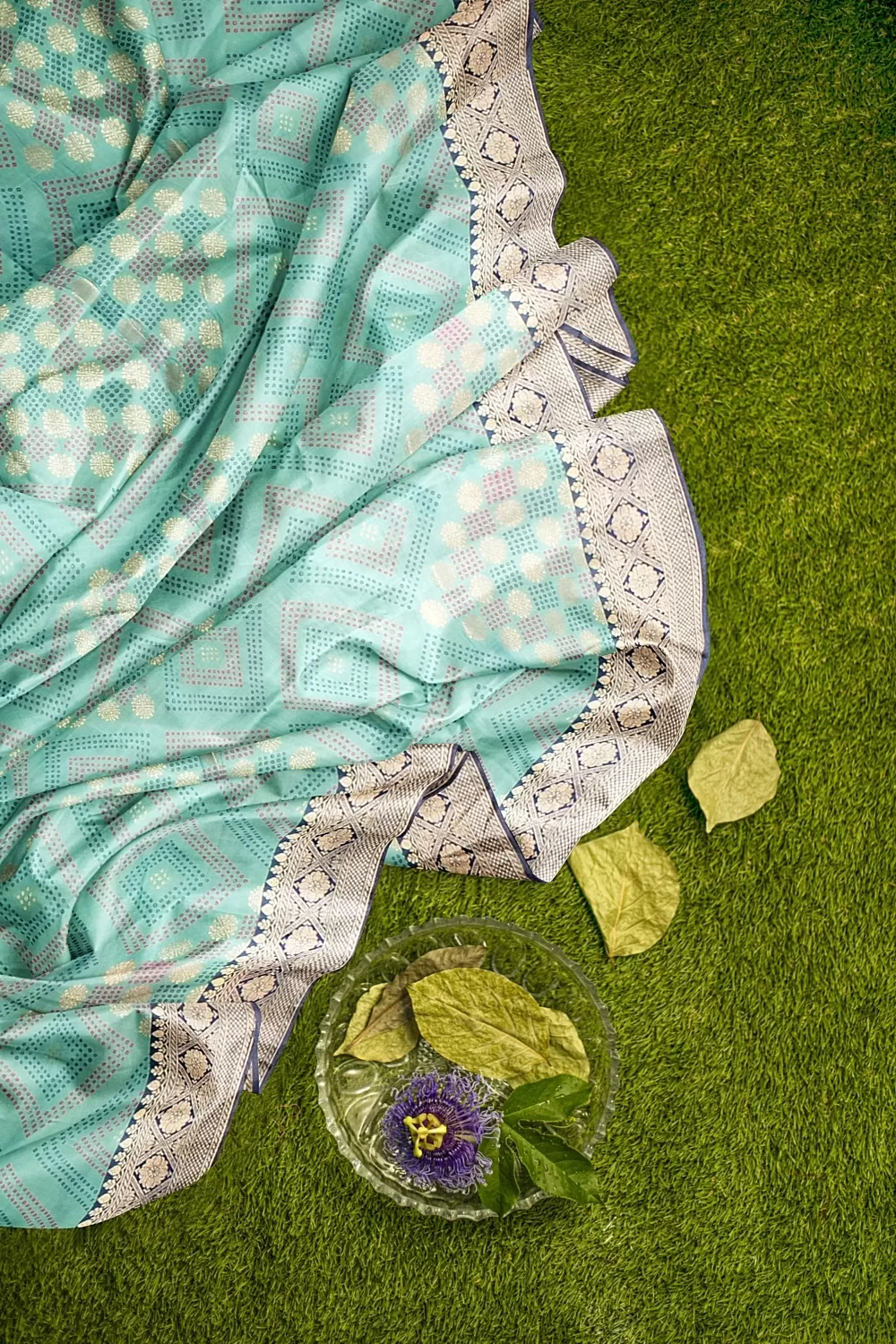 See Green  Colour Soft Silk Sarees