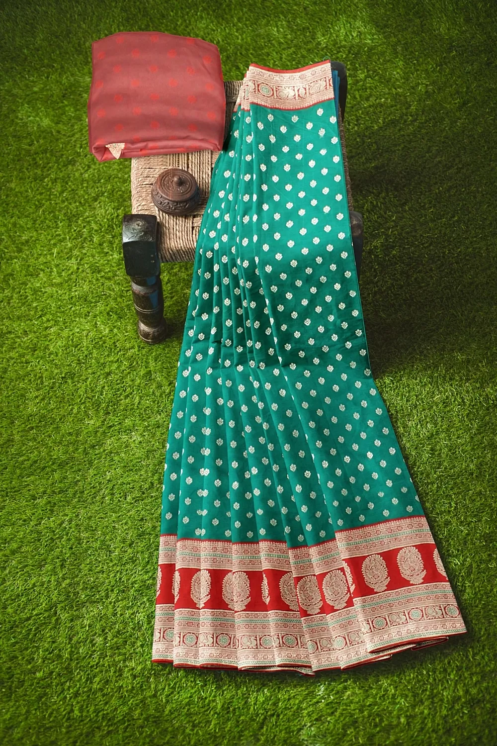 Green Colour Silk Saree