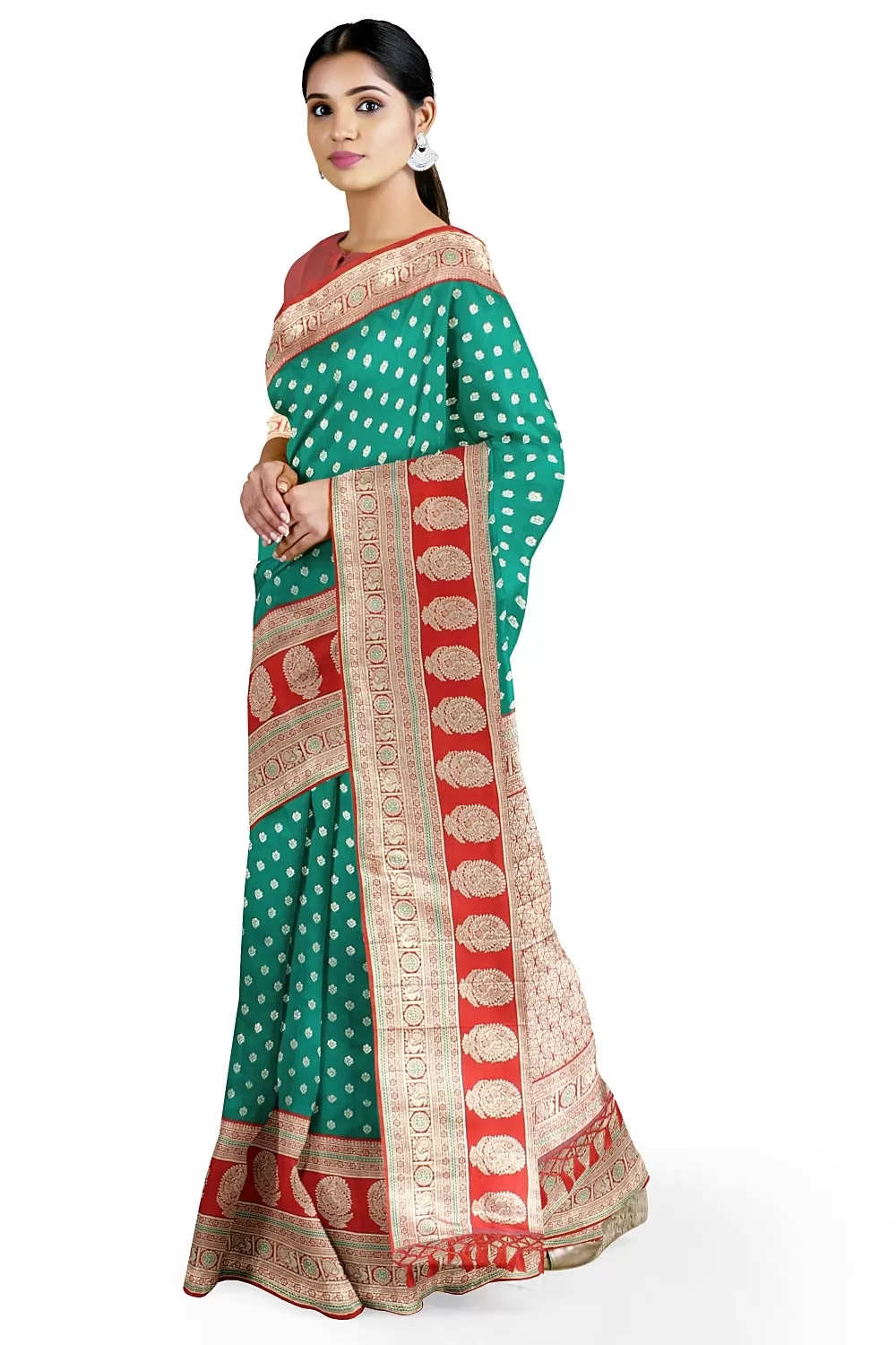 Green Colour Silk Saree