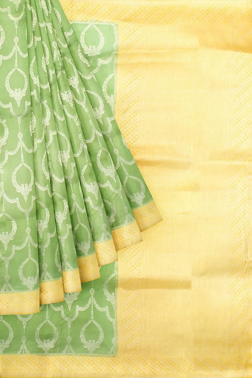 Green Colour Silk Saree