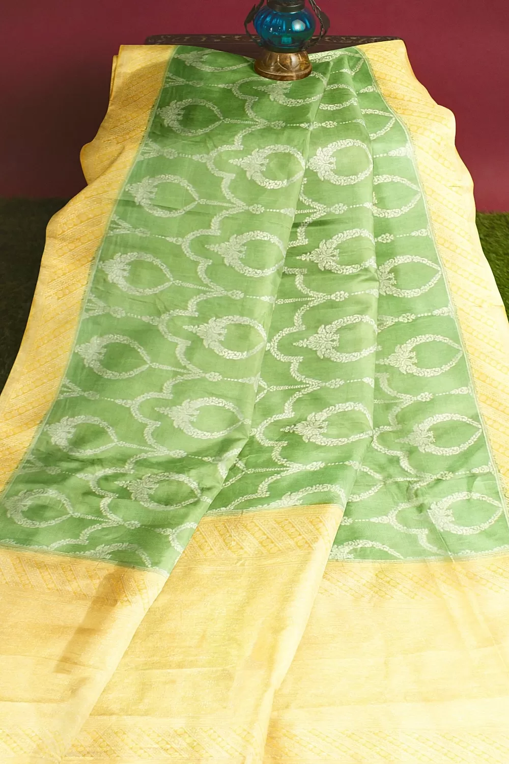 Green Colour Silk Saree