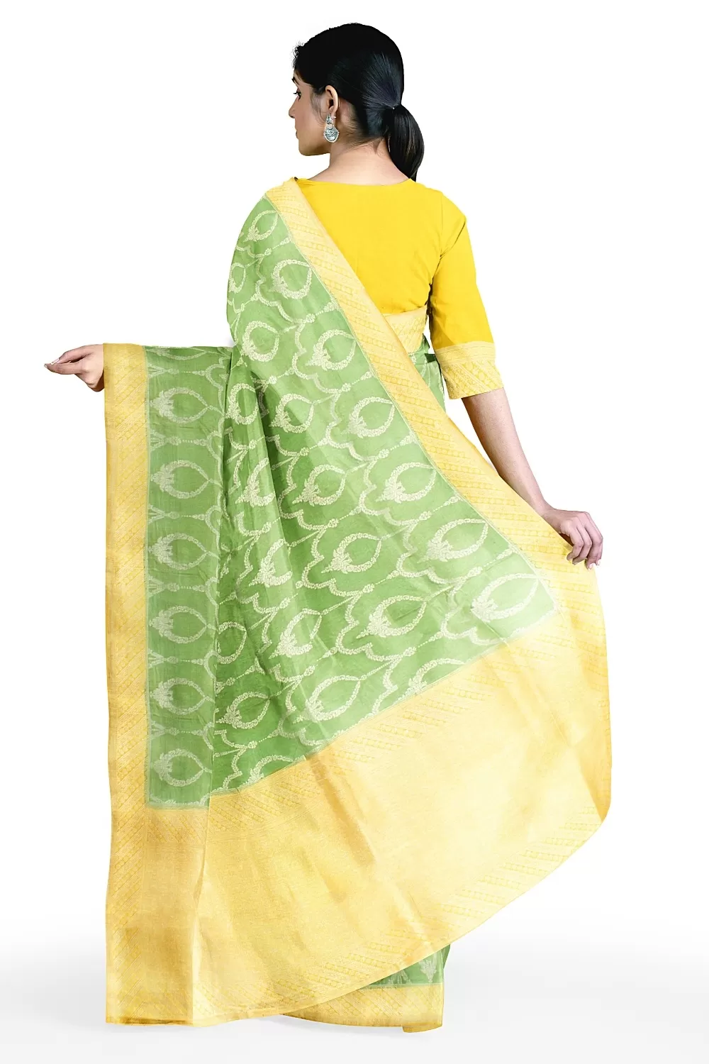 Green Colour Silk Saree