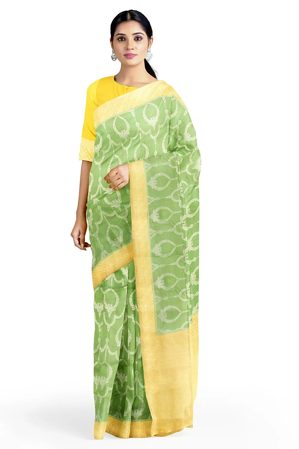 Green Colour Silk Saree