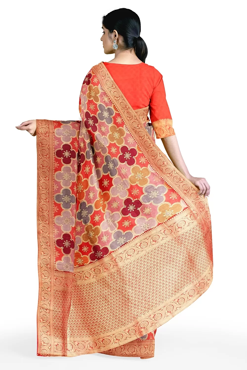 Multi Colour Soft Silk Sarees