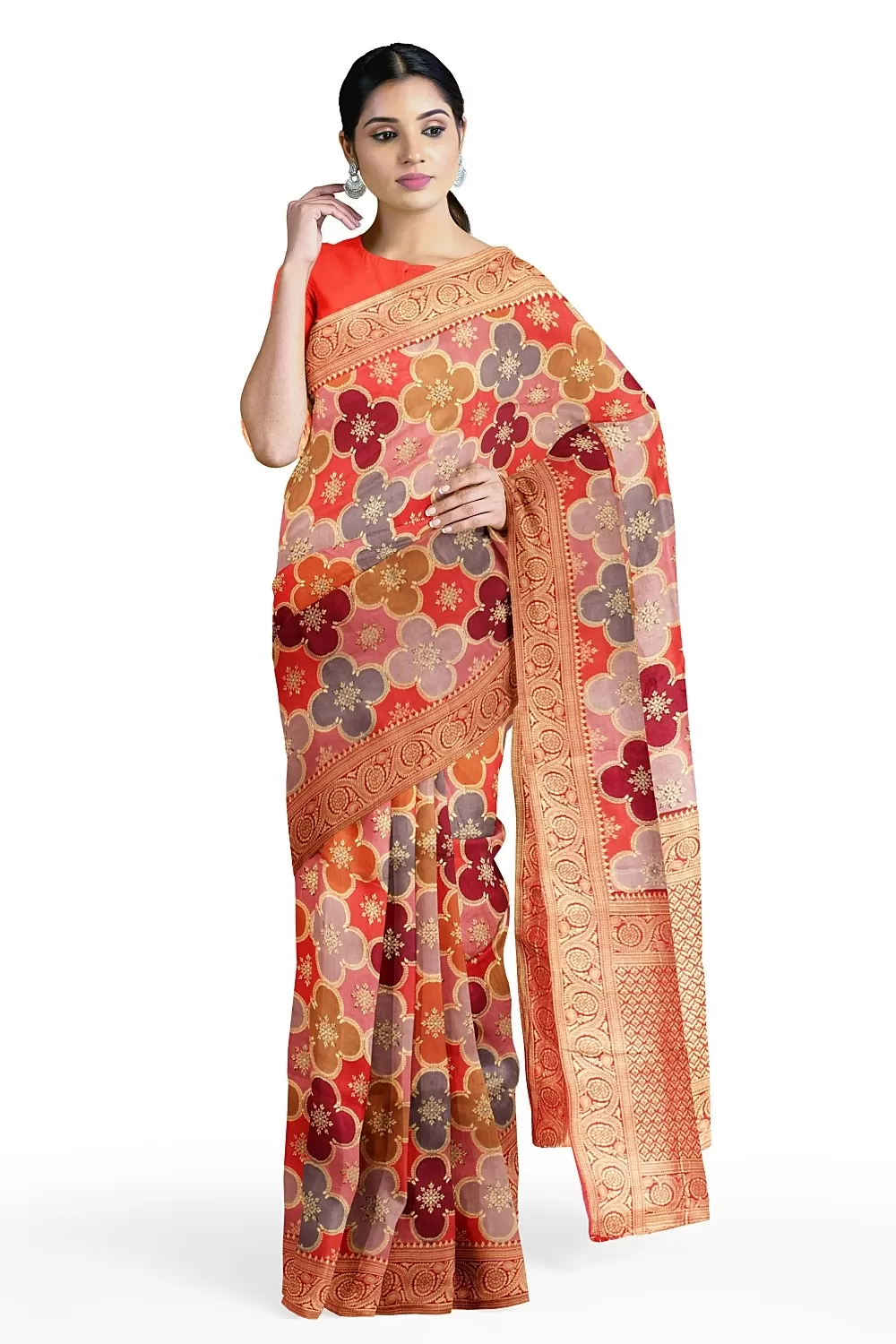 Multi Colour Soft Silk Sarees