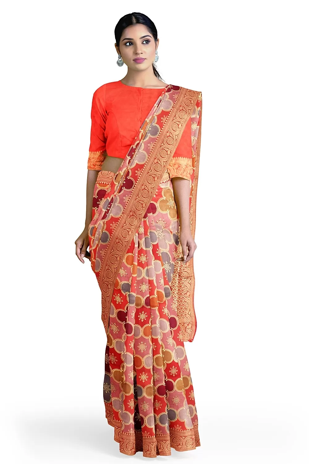 Multi Colour Soft Silk Sarees