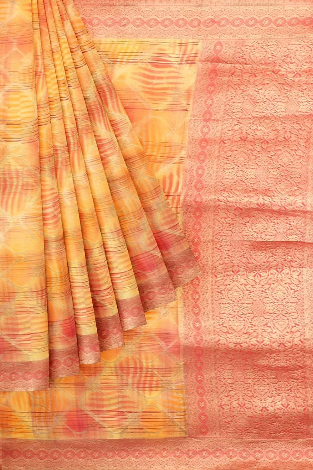 Yellow Colour Soft Silk Saree