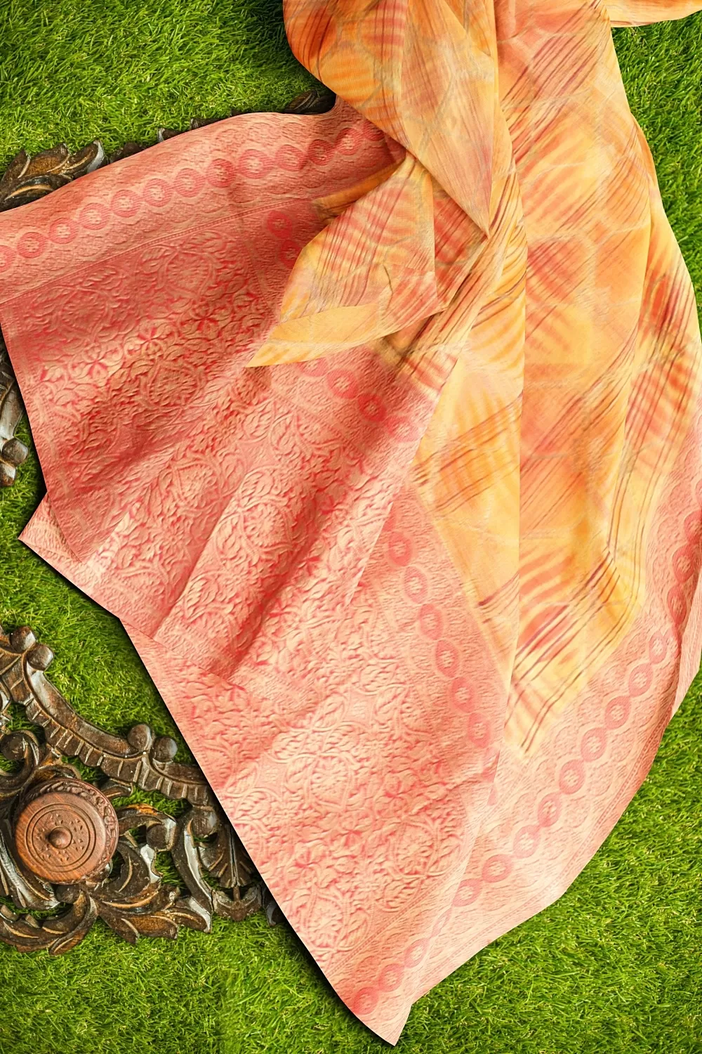 Yellow Colour Soft Silk Saree