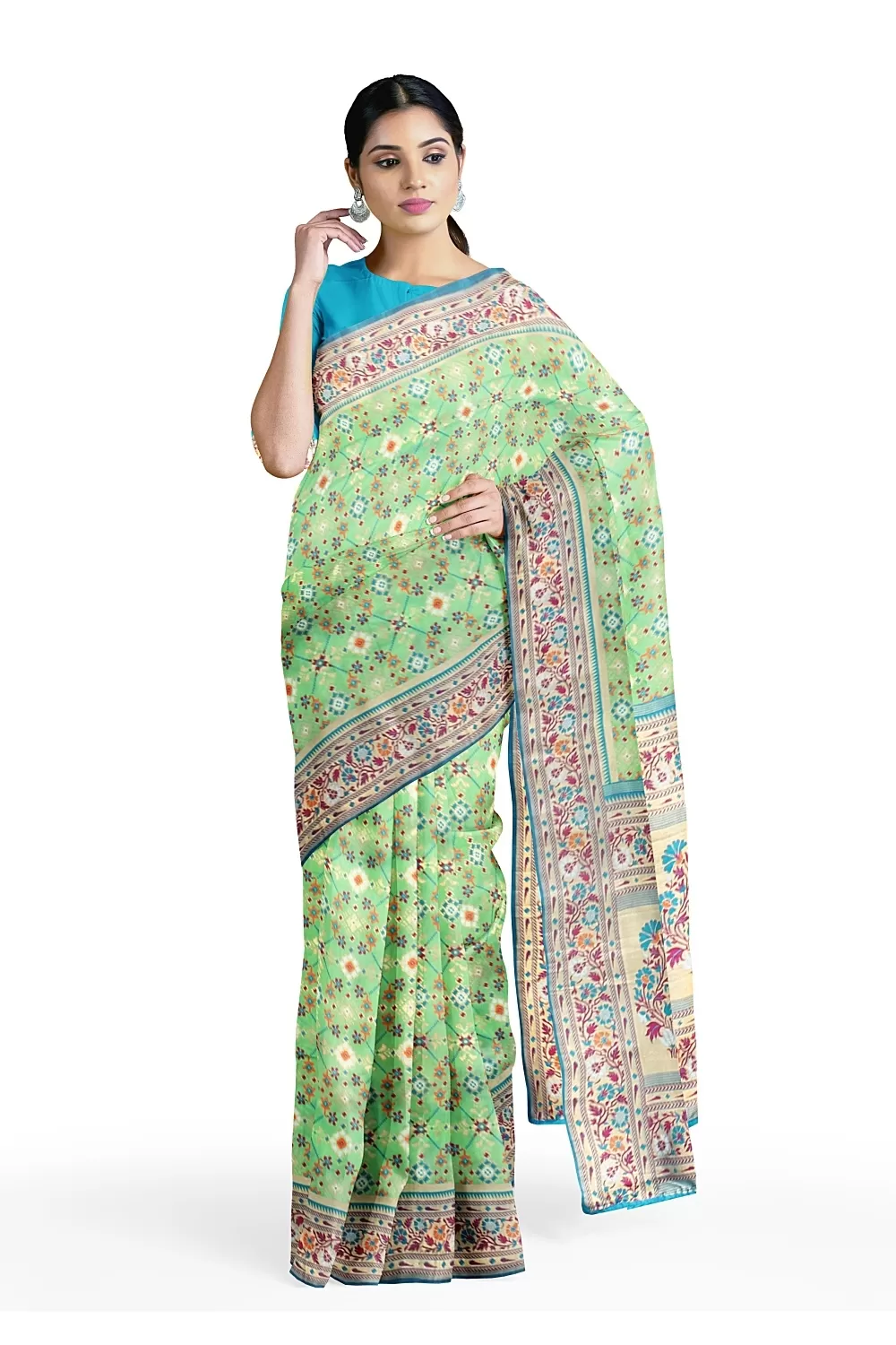 Green Colour Kanjivaram Soft Silk Saree