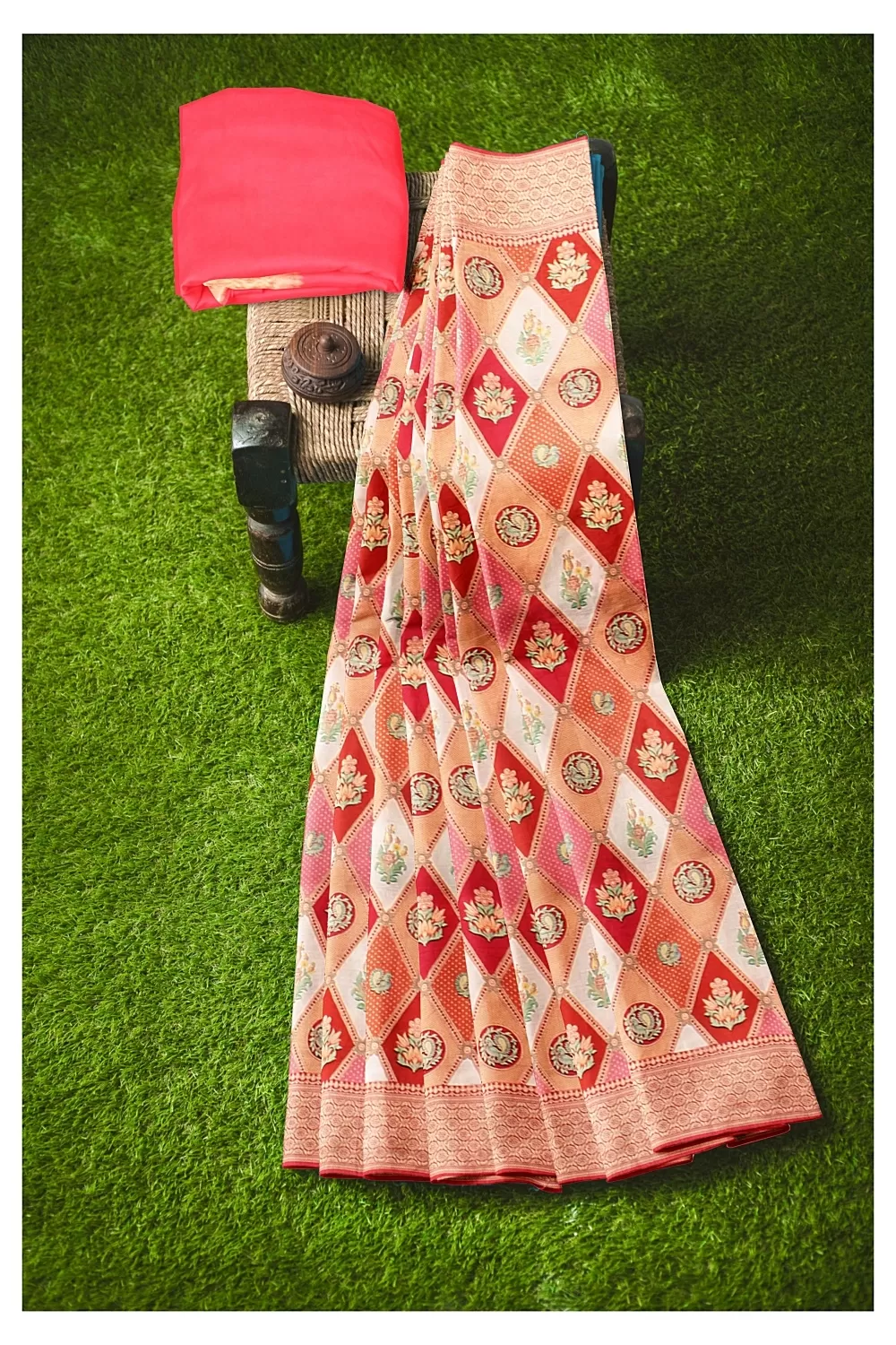 Multi Colour Soft Silk Sarees