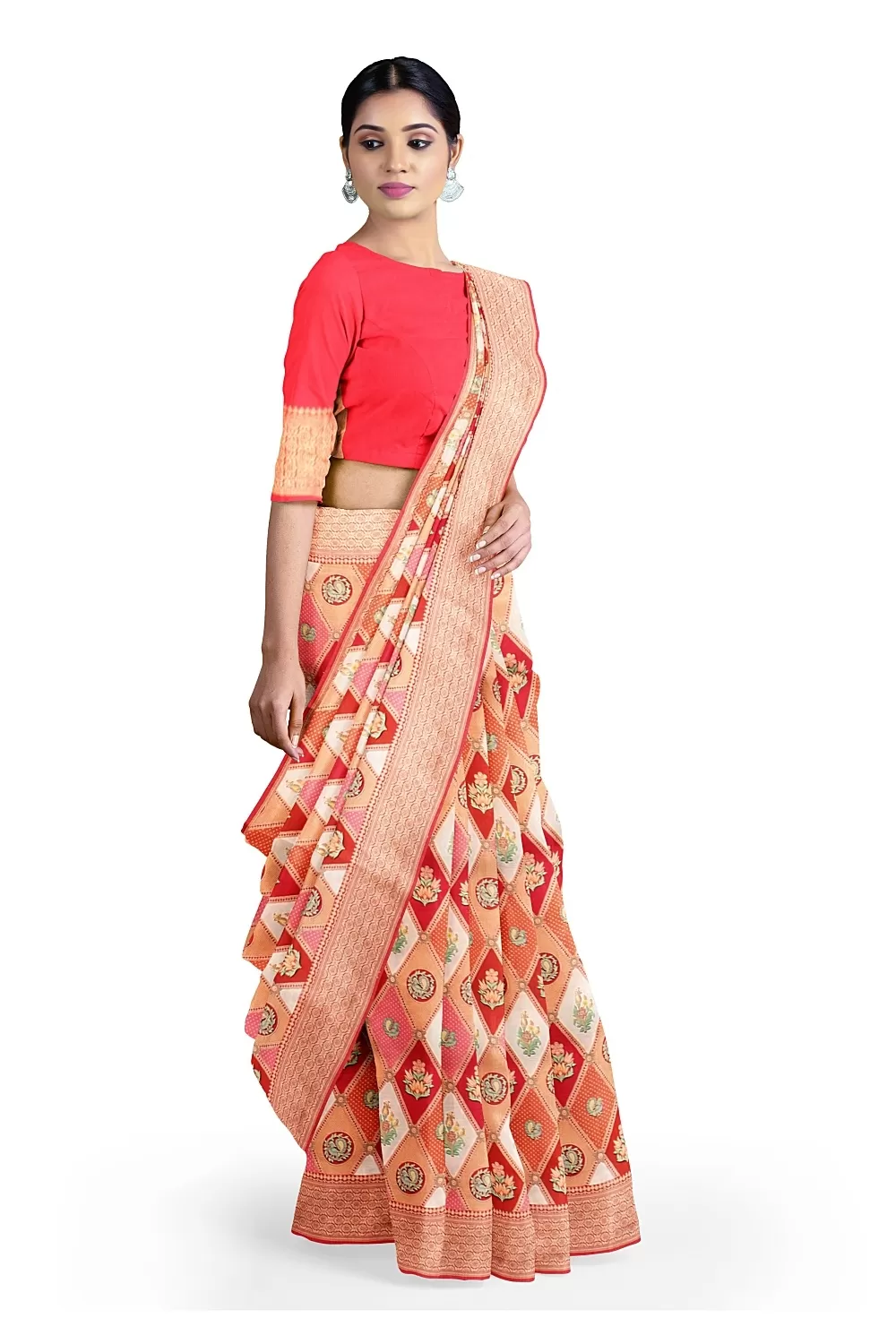 Multi Colour Soft Silk Sarees