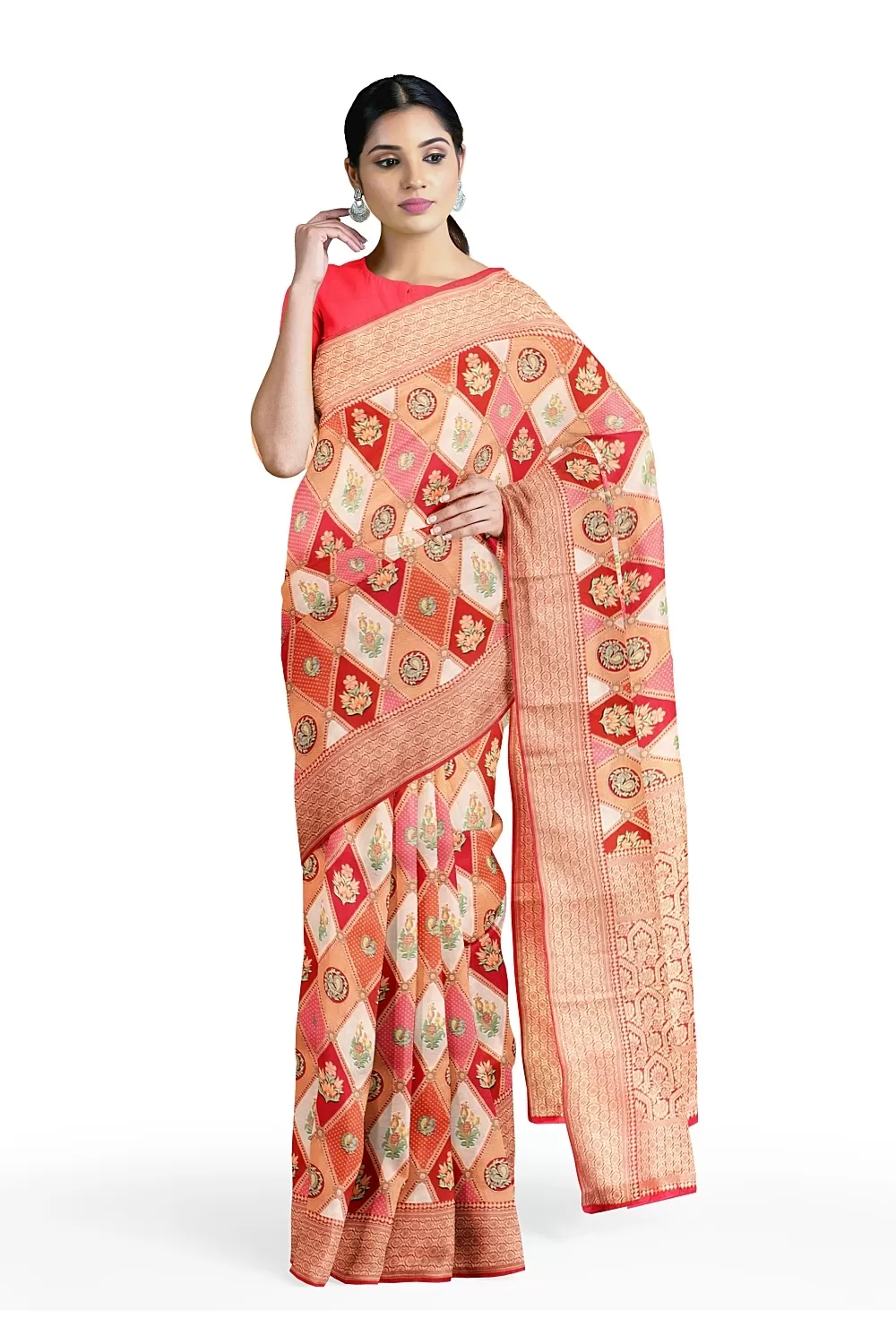 Multi Colour Soft Silk Sarees