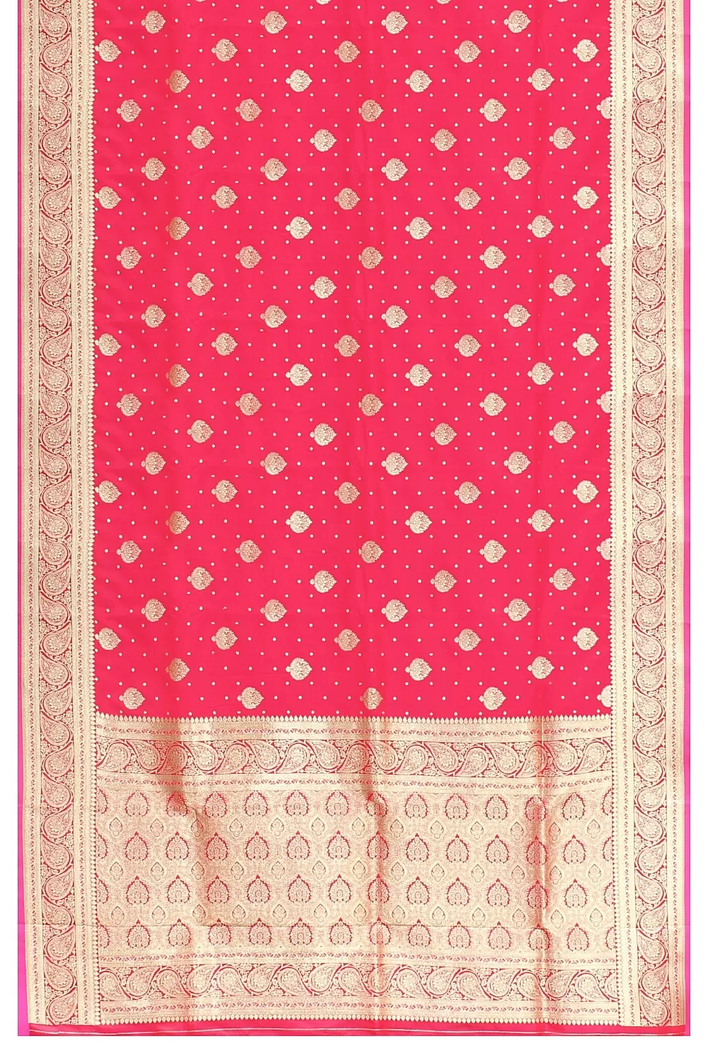 Rani Colour Banarsi Silk Saree