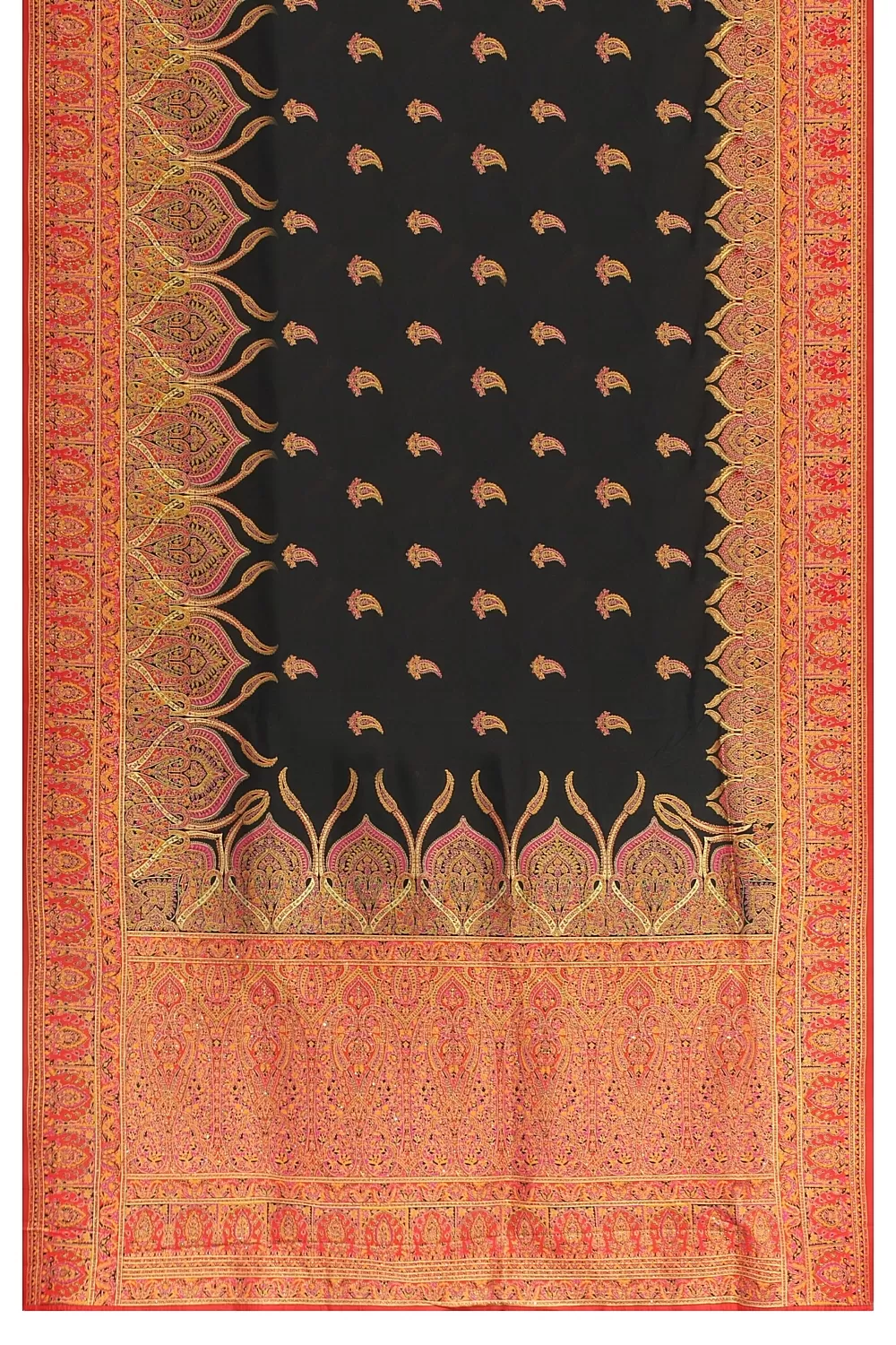 Black Colour Banarsi Silk Saree