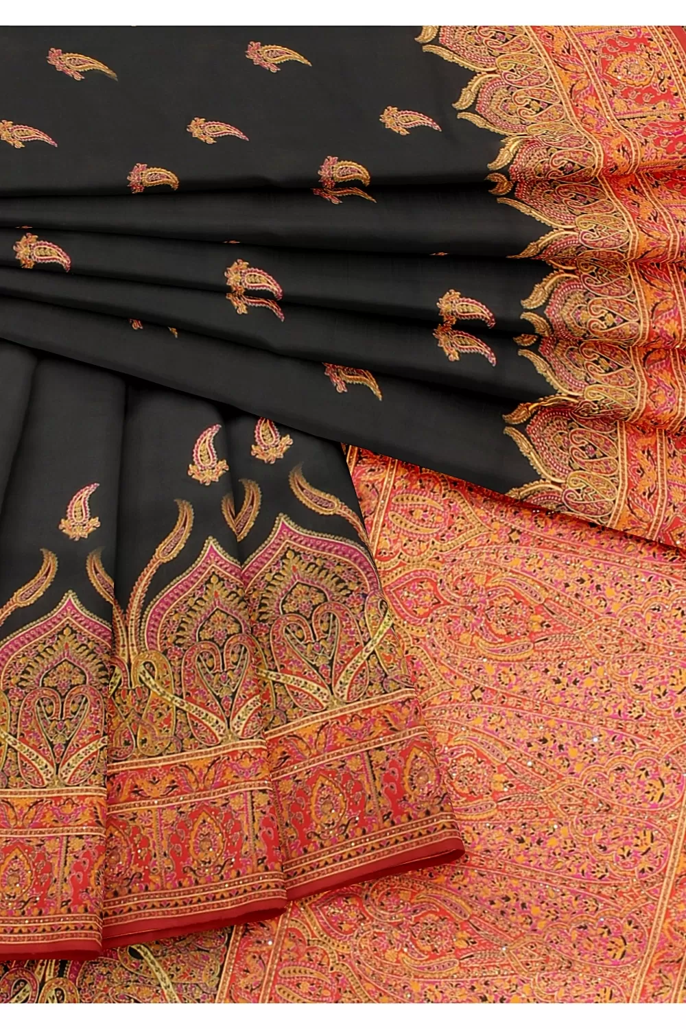 Black Colour Banarsi Silk Saree