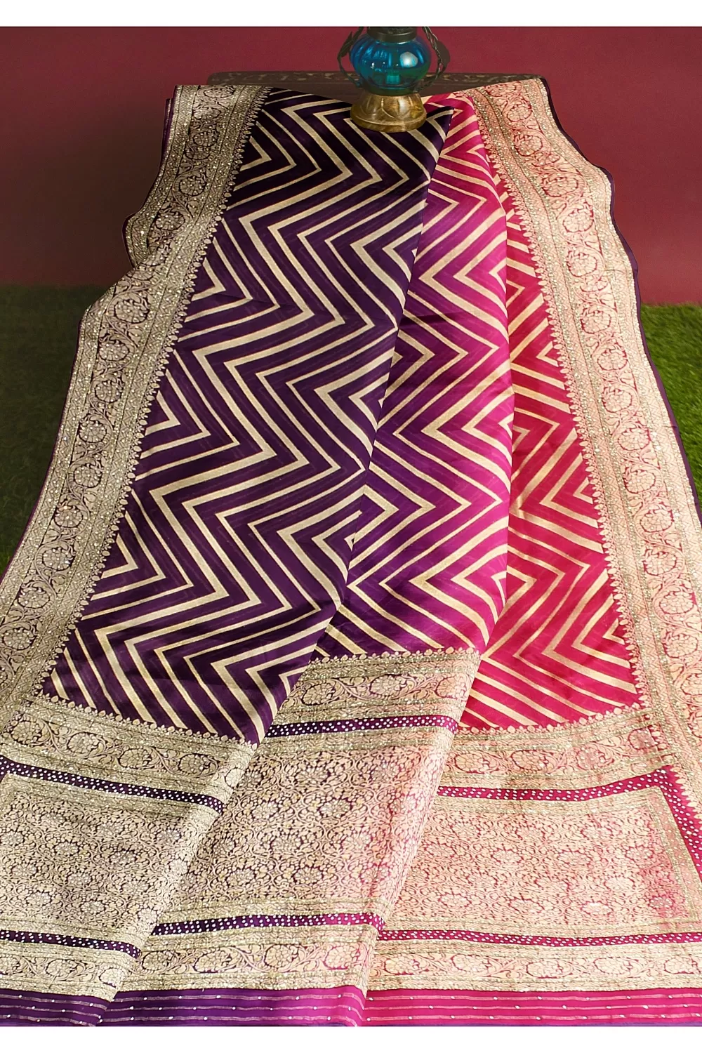 Jamni and Rani Colour Georgette Saree